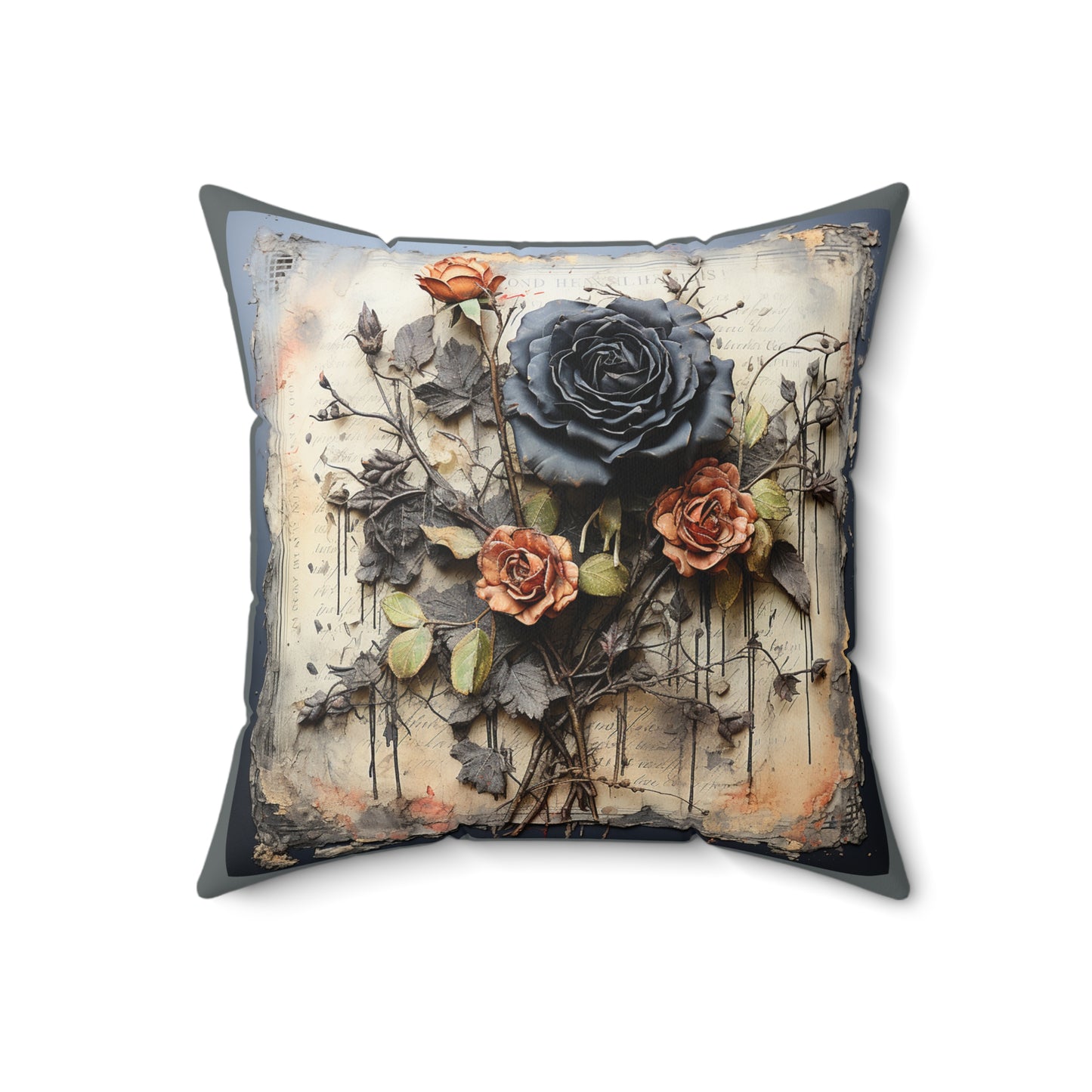 Chic Floral Throw Pillow, Decorative Couch Cushion, Boho Home Decor, Gift for Her, Cozy Living Room Accent