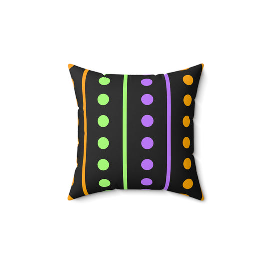 Decorative Halloween Theme Spun Polyester Square Pillow, Beautiful Home or Office Decor, Accent for Any Room for Everyday or Any Occasion
