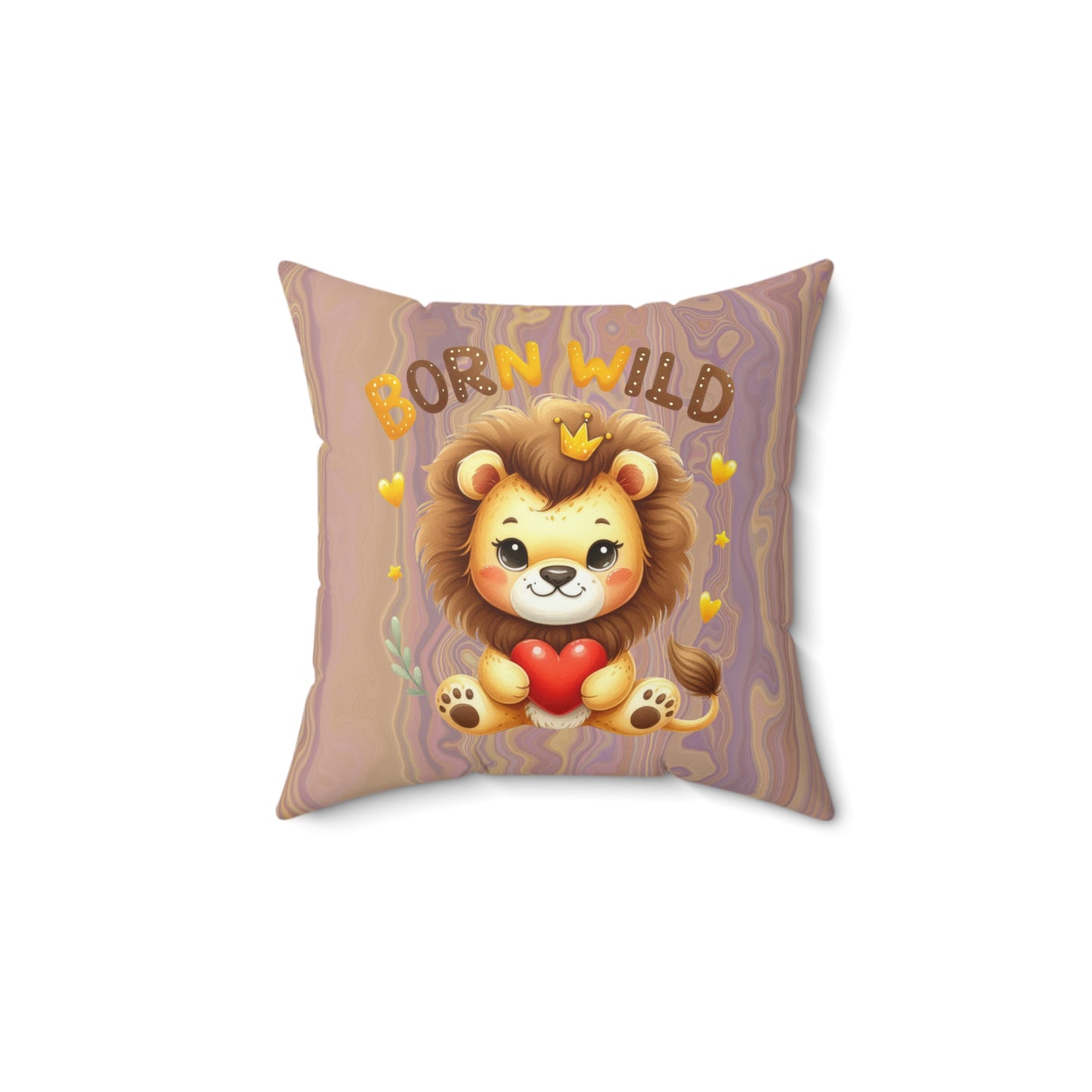 Wildly Cute Lion Pillow - Perfect for Kids’ Rooms, Nursery Decor, Birthday Gifts, Playroom Accents, Animal Lovers
