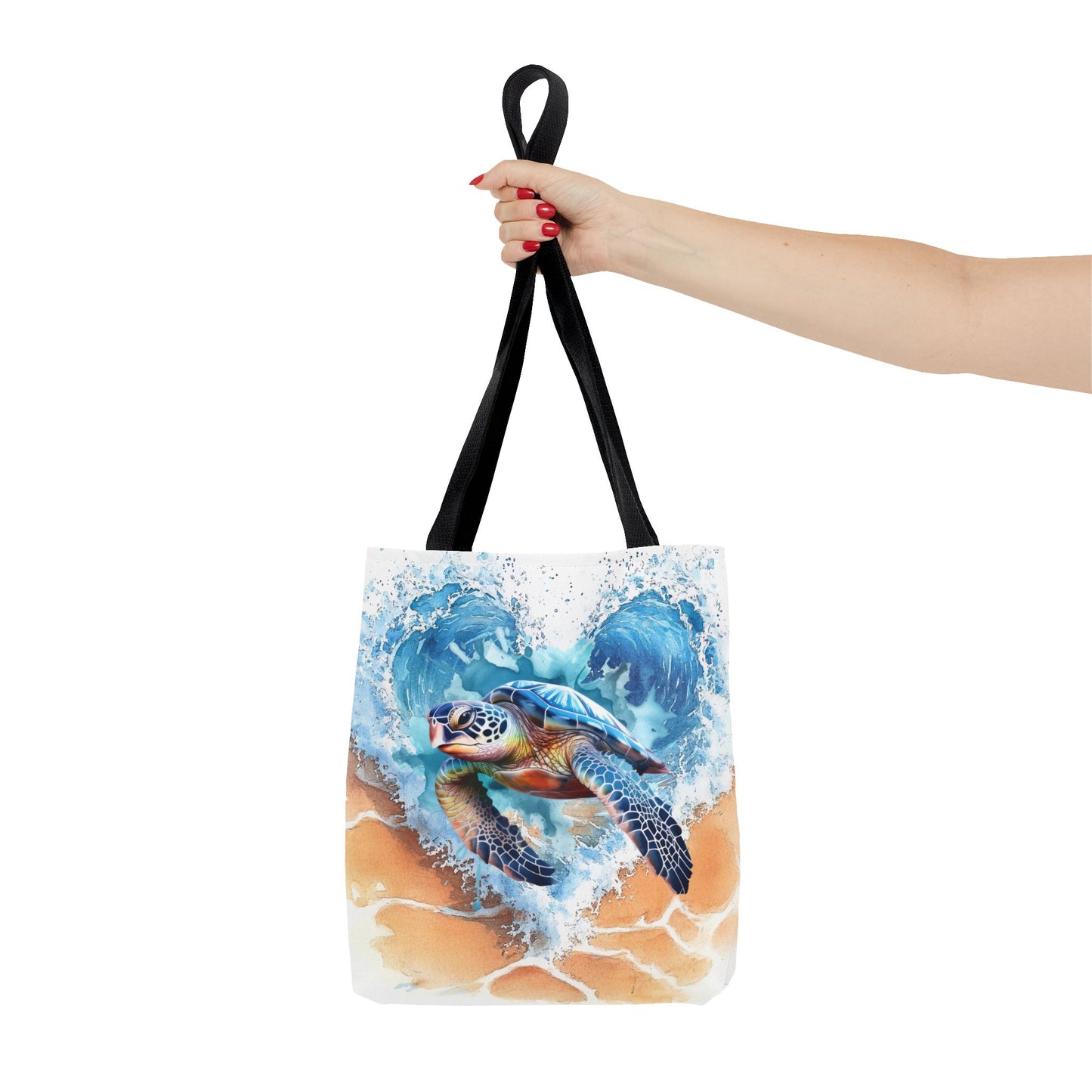 Ocean Turtle Tote Bag - Eco-Friendly, Beach Vibes, Summer Gift, Sea Life Accessory, Environmental Awareness