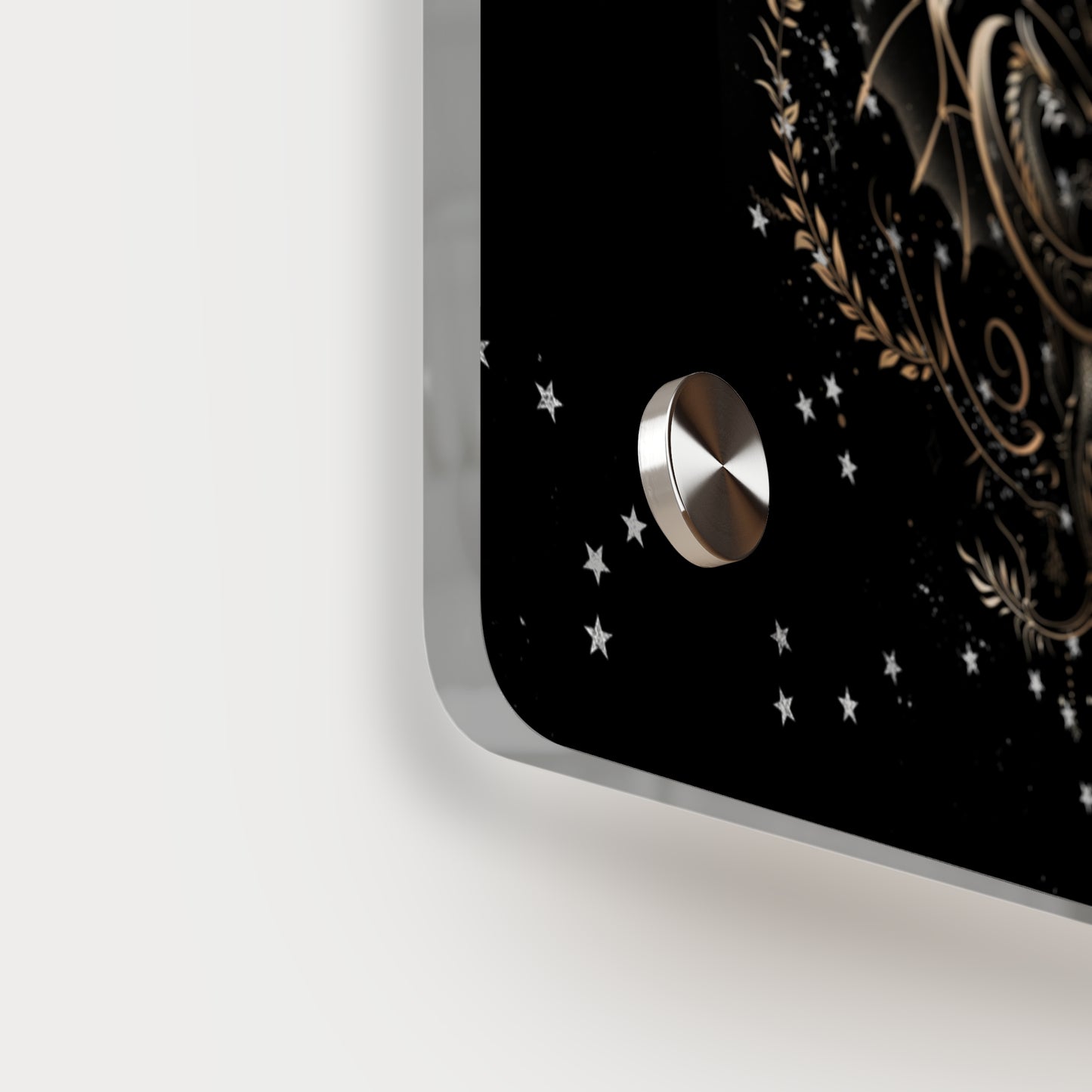 Mystical Dragon Acrylic Wall Art Panels - Celestial Decor for Fantasy Lovers