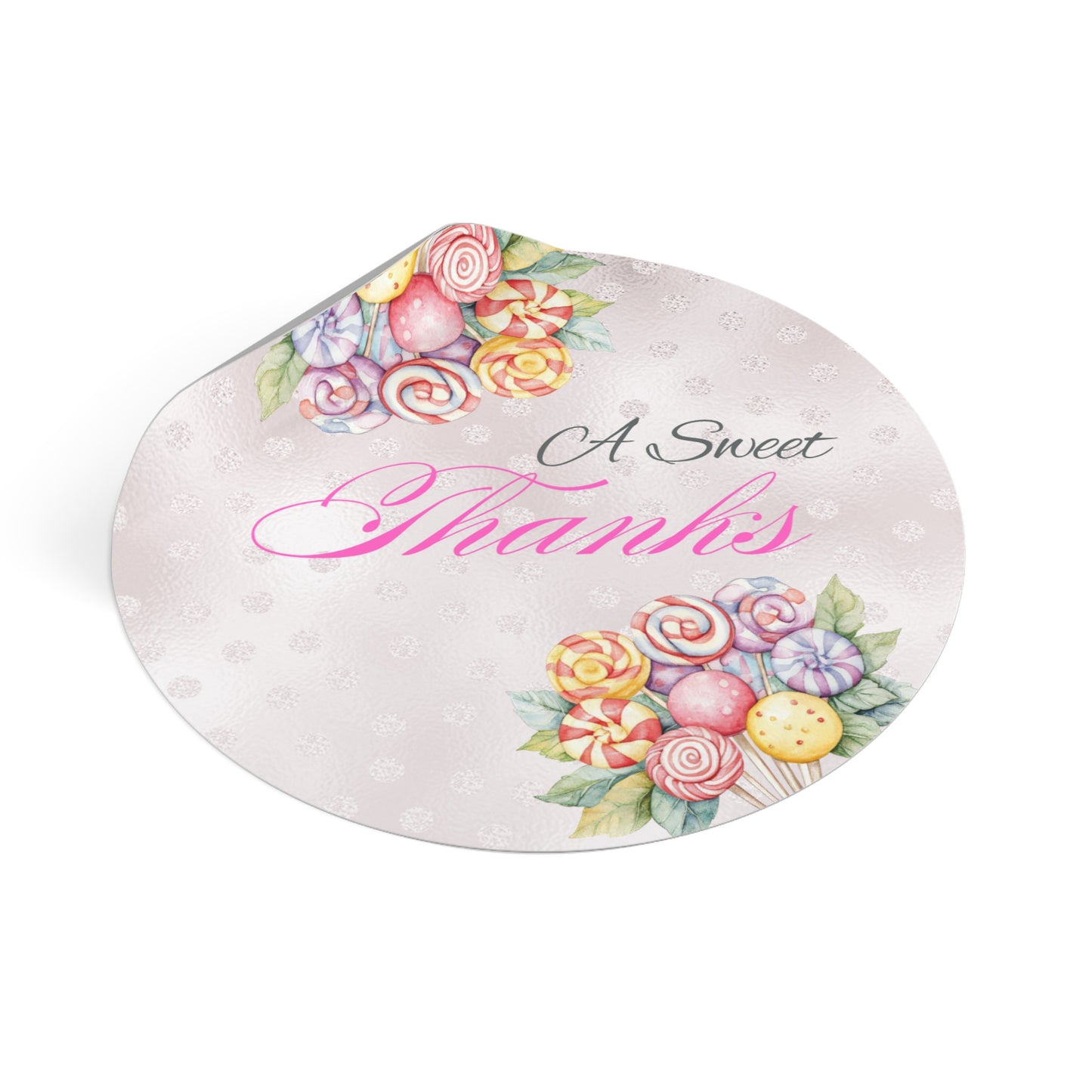 Sample Wedding Favor Stickers, Custom Thank You Stickers, Floral Vinyl Stickers for Events, Bridal Shower Decor, Personal Touch for Parties