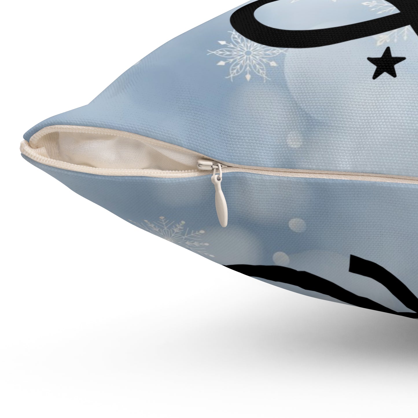 Pet Holiday Theme Spun Polyester Square Pillow, Cute Holiday Quote for Pet Lovers, Pet Lover's Holiday Decor, Pet Holiday Decor for Anyone