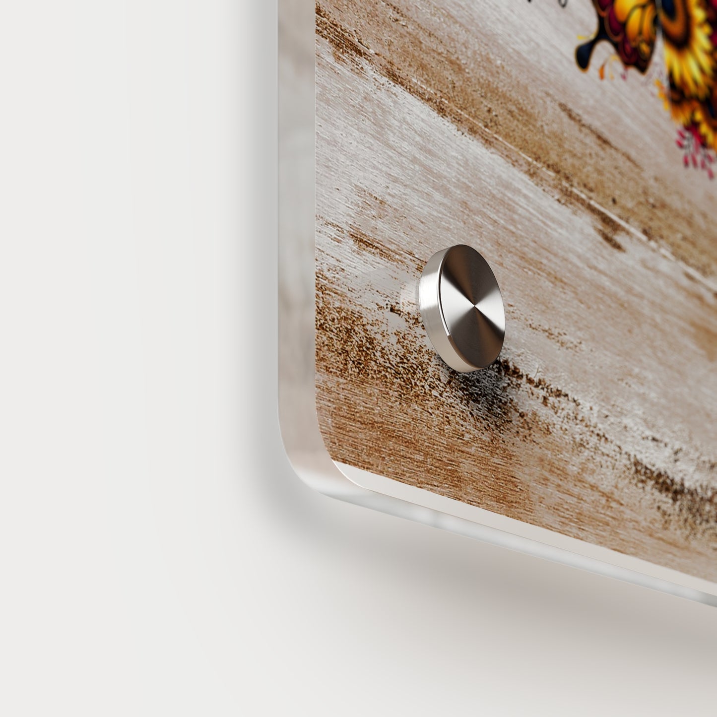 Acrylic Wall Art Panel - Inspirational Quote "Strong is the New Beautiful" Wall Decor