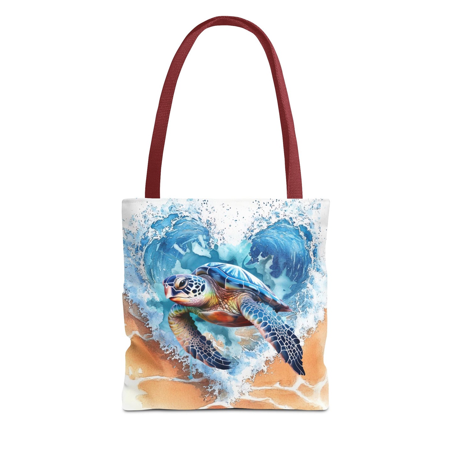 Ocean Turtle Tote Bag - Eco-Friendly, Beach Vibes, Summer Gift, Sea Life Accessory, Environmental Awareness