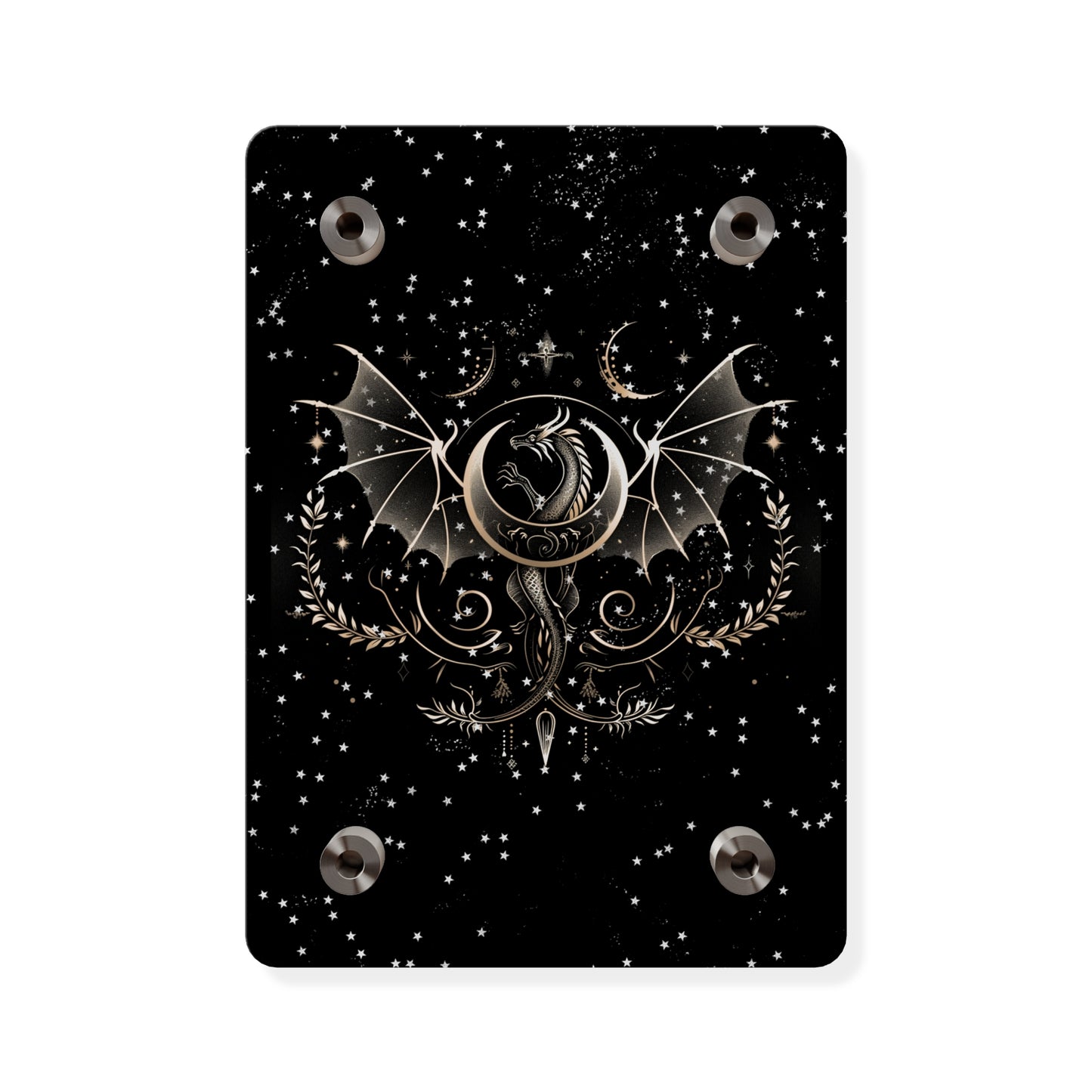 Mystical Dragon Acrylic Wall Art Panels - Celestial Decor for Fantasy Lovers