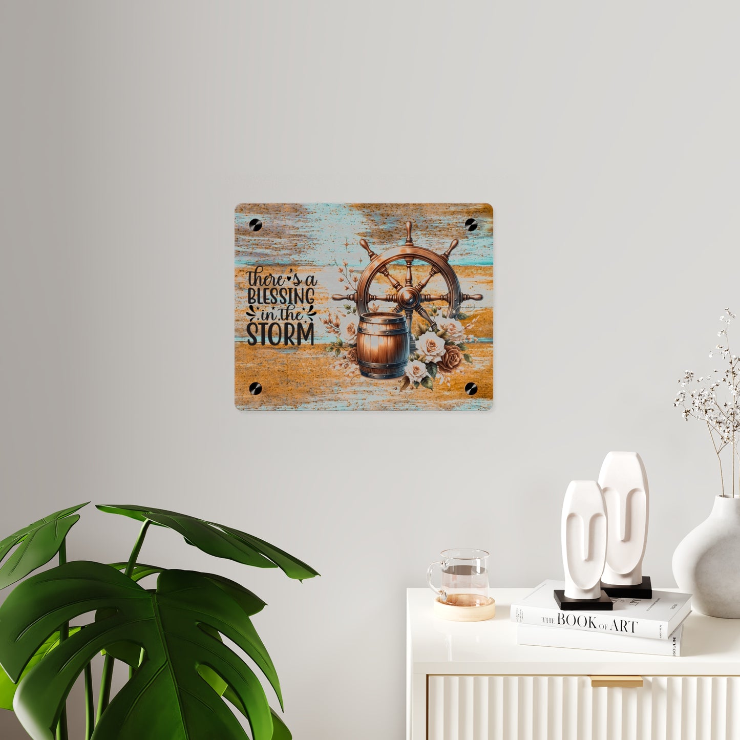 Nautical Blessings Acrylic Wall Art Panel - Inspiring Home Decor