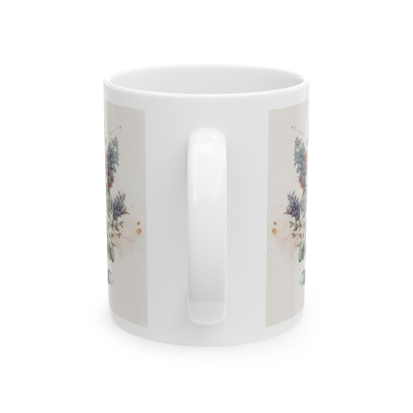 Mother's Day Floral Ceramic Mug - I'd Pick You, Love You Mom - 11oz & 15oz Options