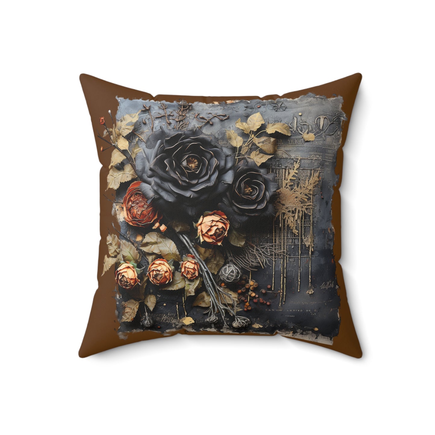 Elegant Floral Decorative Pillow - Artful Cushion for Home Decor, Throw Pillow, Unique Gift, Living Room Accent, Cozy Atmosphere