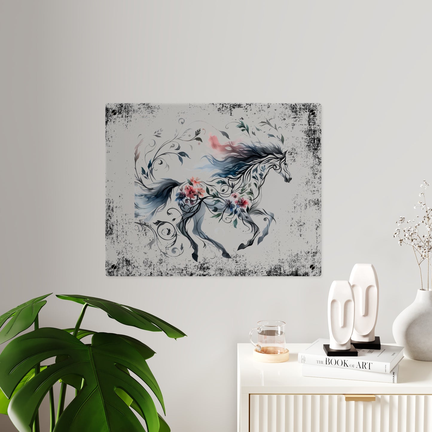Celestial Horse Acrylic Wall Art Panel - Ethereal Home Decor