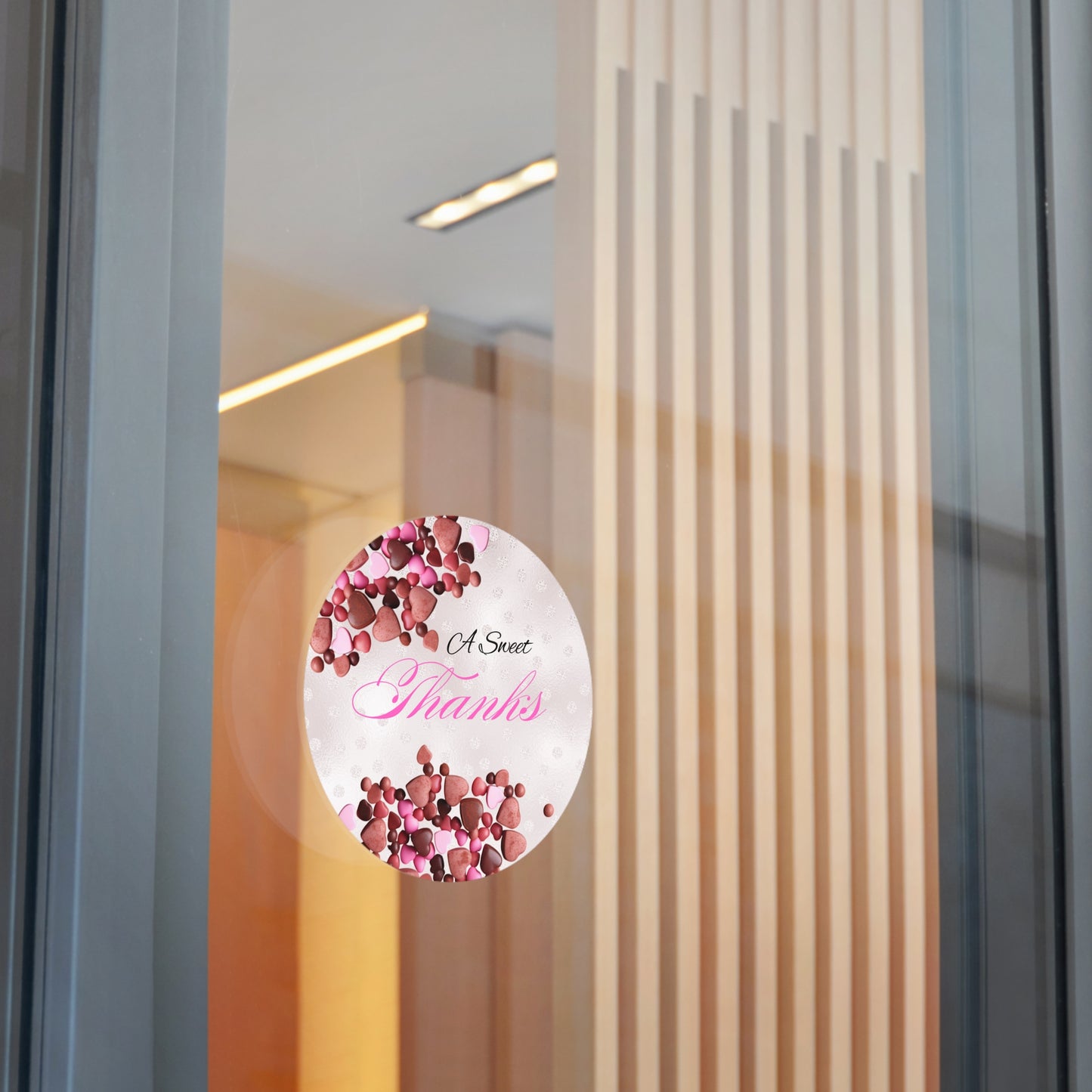 Sweet Heart Round Vinyl Stickers - Perfect For Personalized Wedding Favors, Cute Thank You Stickers, Heart Theme Party Labels, Custom Stickers for [...]