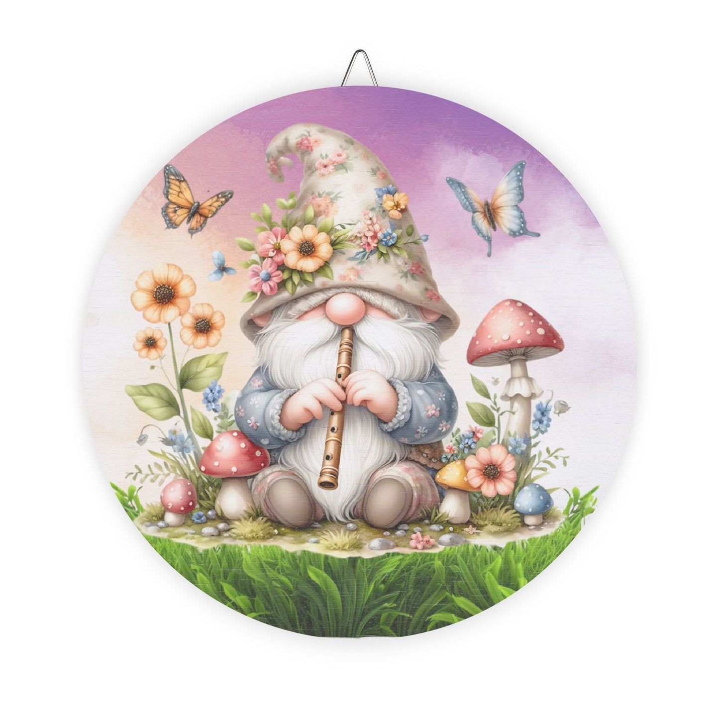 Charming Gnome Rustic Charm Wood Sign - Whimsical Forest Rustic Charm Decor for Home, Garden, or Gifts