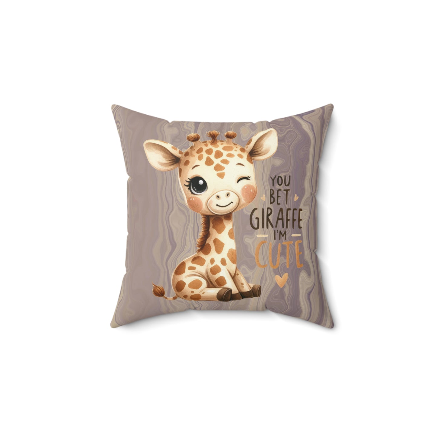 Cute Giraffe Pillow, Adorable Cushion for Nursery, Kids Room Decor, Baby Shower Gift, Playroom Accent