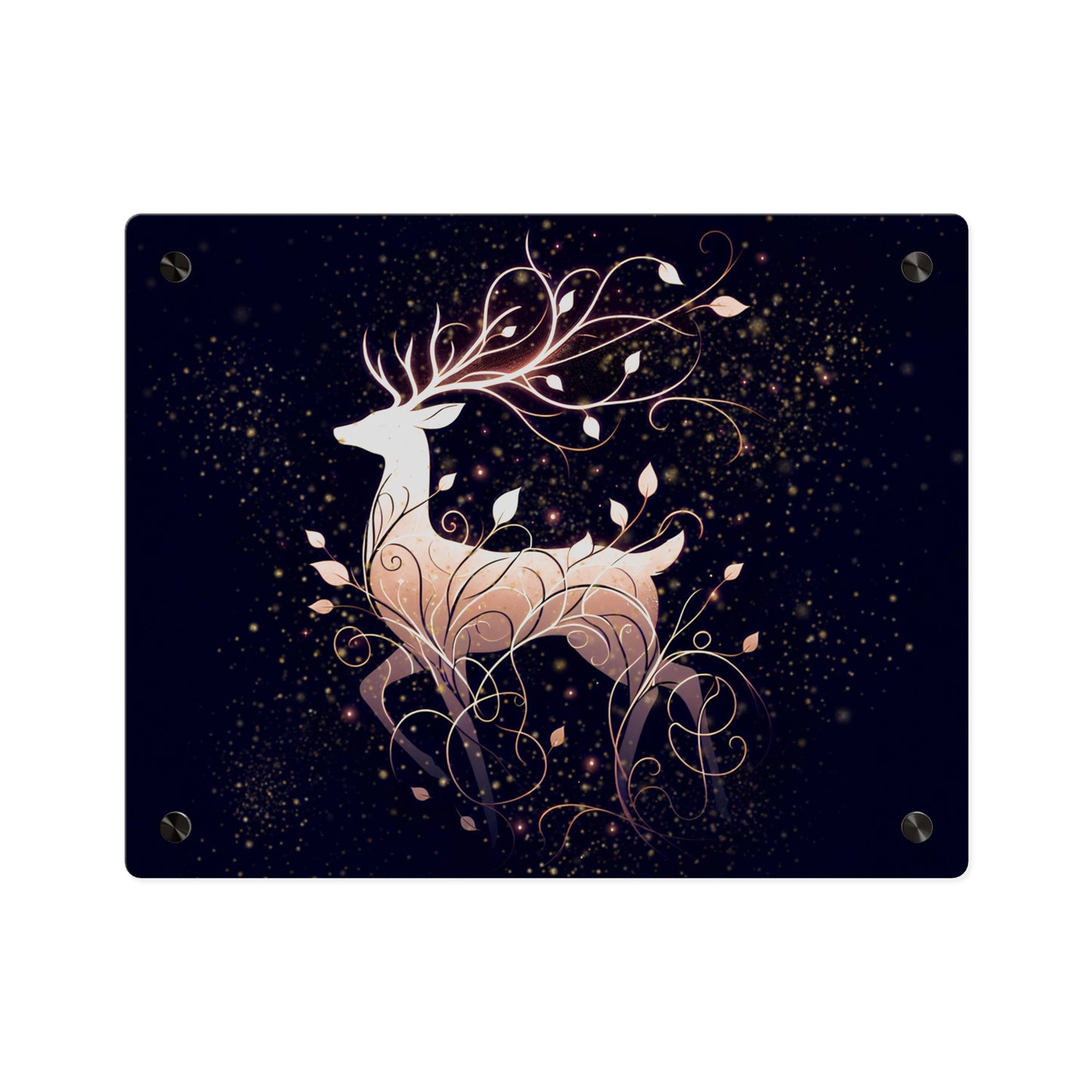 Elegant Deer Acrylic Wall Art Panel - Nature-Inspired Home Decor