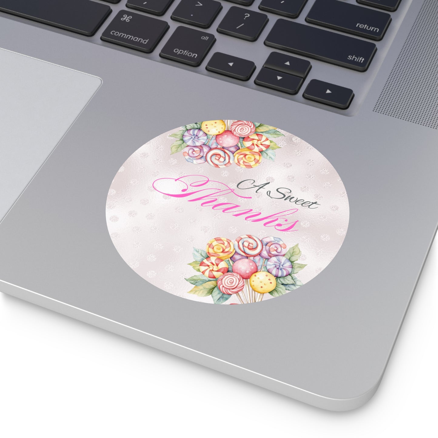 Sample Wedding Favor Stickers, Custom Thank You Stickers, Floral Vinyl Stickers for Events, Bridal Shower Decor, Personal Touch for Parties