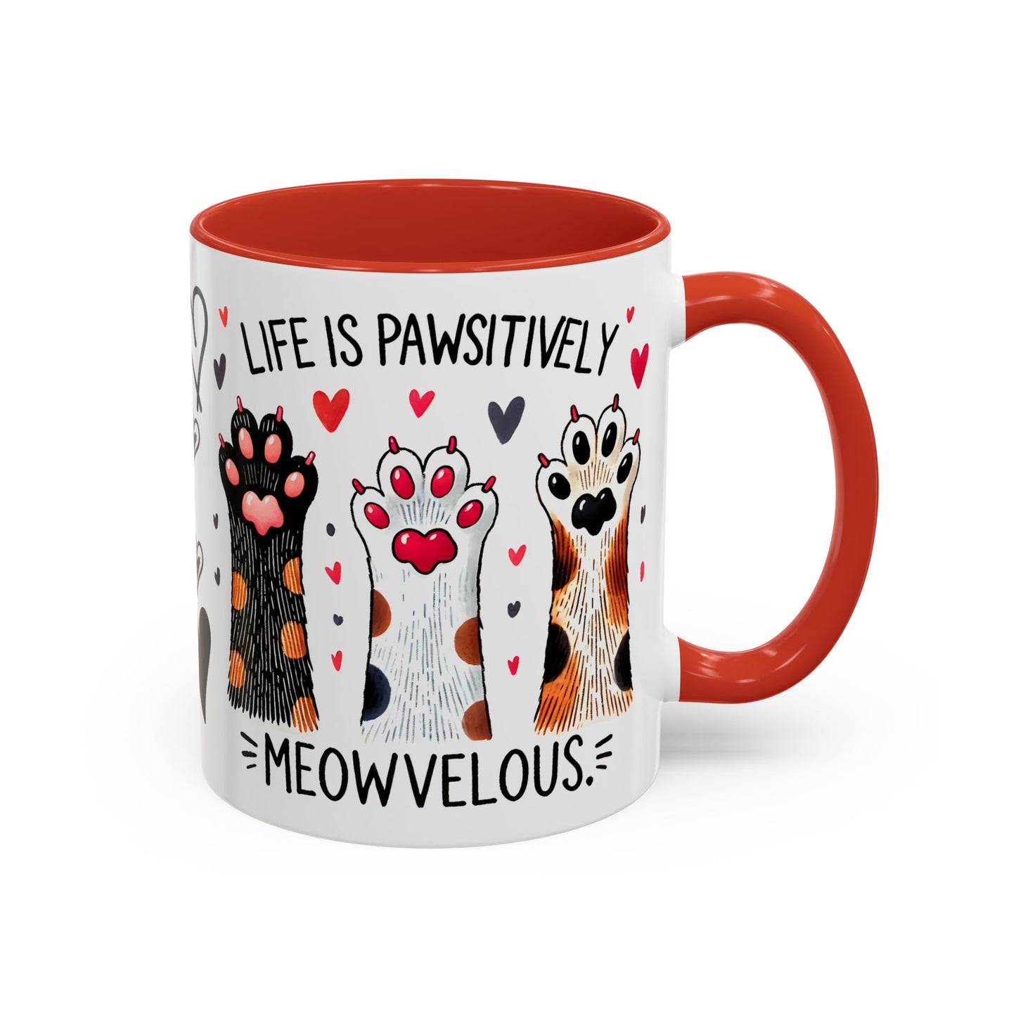 Coffee Mug - Humorous Stylish Cat Saying Mug, Gift Mug for Cat Lovers, Animal Lover Gift Idea, Housewarming Gift