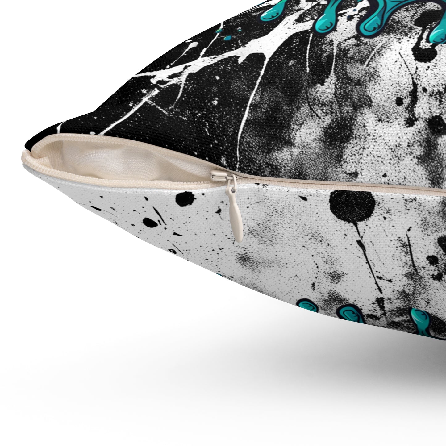 Halloween Theme Spun Polyester Square Pillow, One Eyeball Monster Halloween Decor, Accent for Any Room, Halloween and Monster Lovers