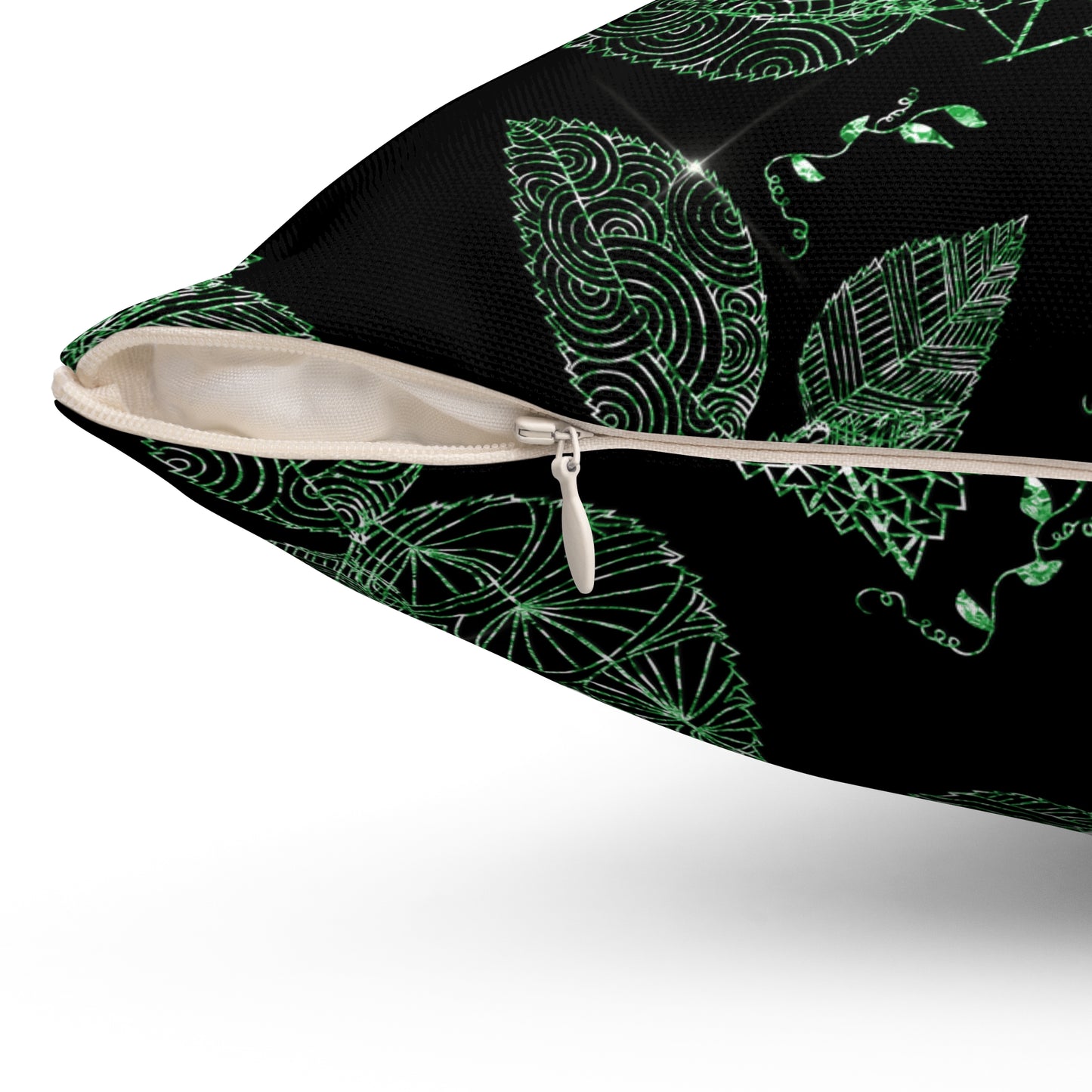 Lush Botanical Throw Pillow - Cozy Home Decor, Gift for Plant Lovers, Nature-inspired Cushion, Unique Accent Pillow, Autumn Decor