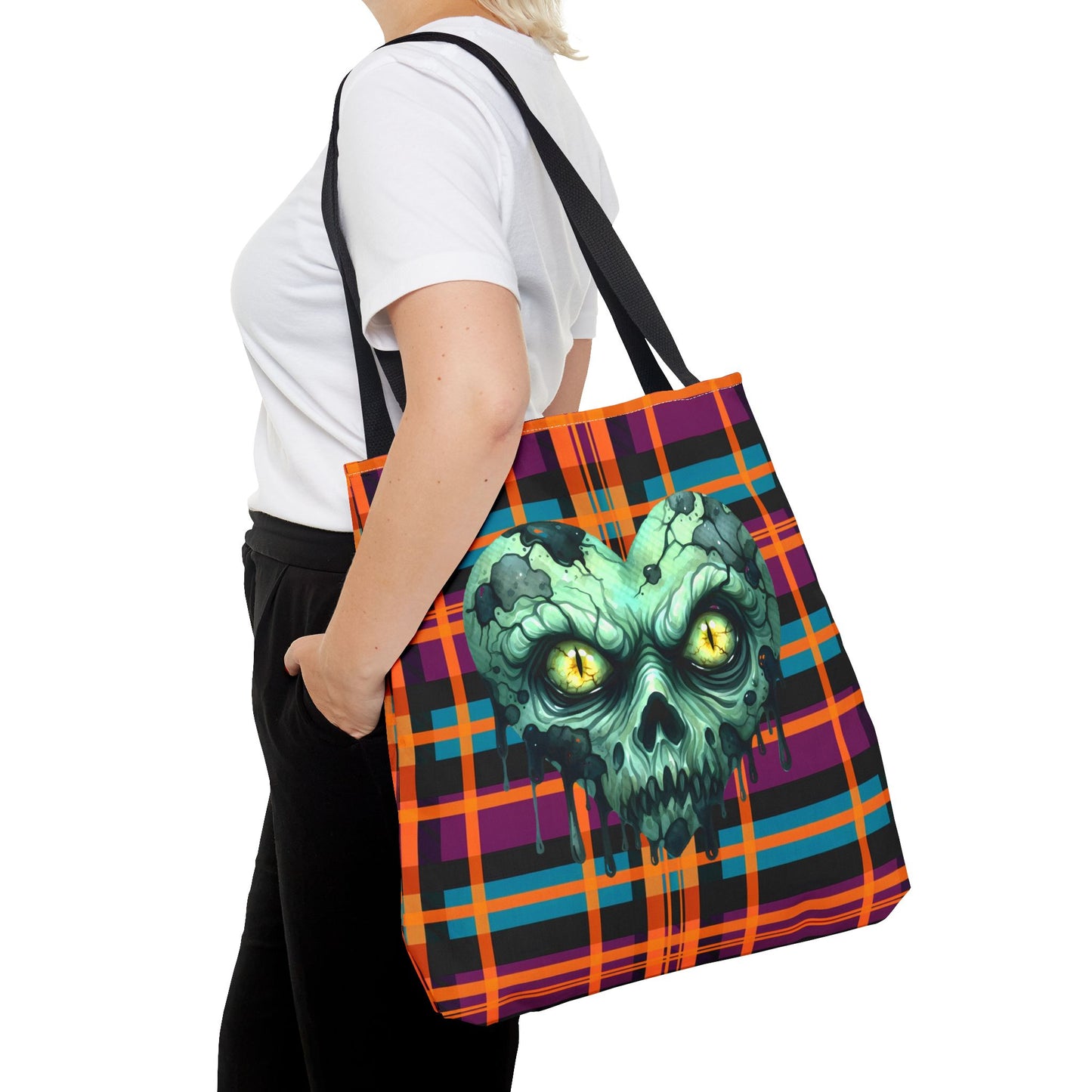 Fashionable Halloween Theme Tote Bag - Stylish Everyday Festive Halloween Lovers Gift