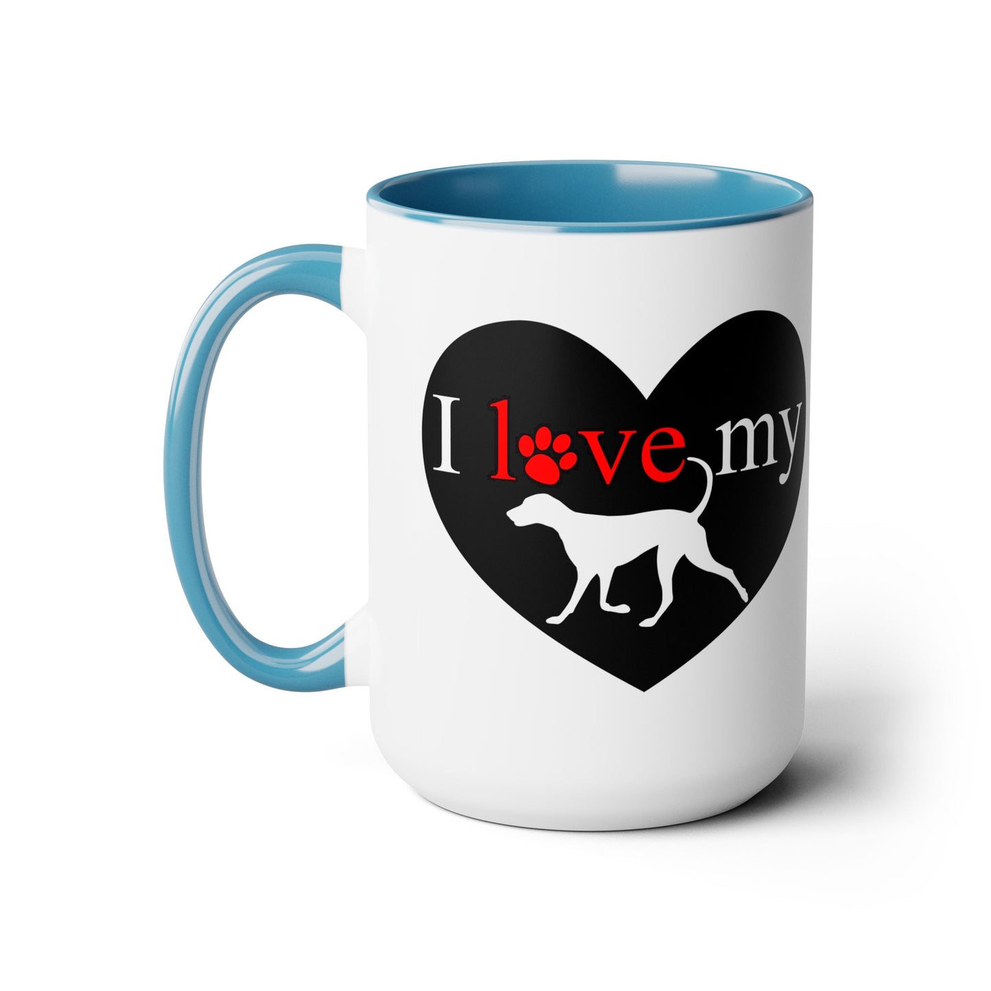 Pet Theme Two-Tone Coffee Mugs, 15oz, Animal Lovers, Pet Lovers Quote, Pet Lovers, Coffee, Tea, Hot Chocolate Lovers, Gift Idea for Any Occasion