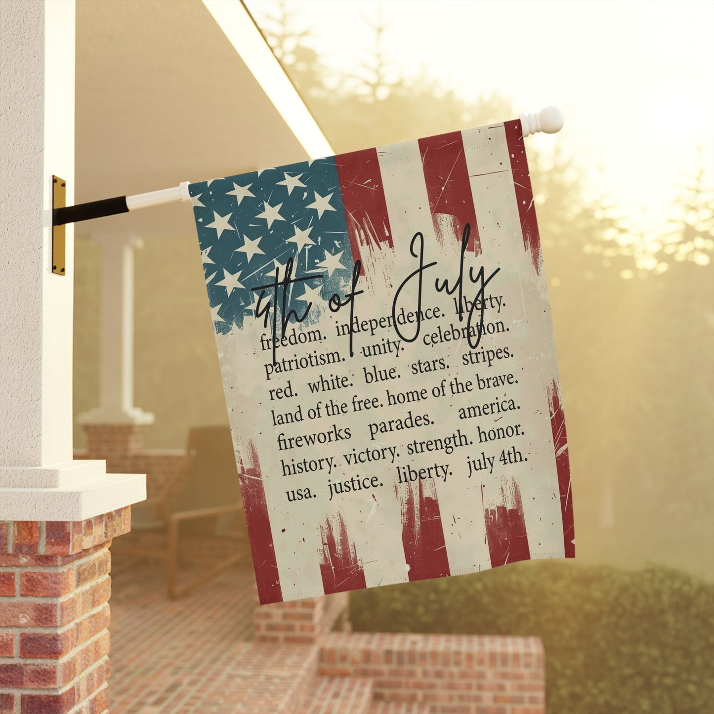 Patriotic Garden Flag - 4th of July Independence Day Decor