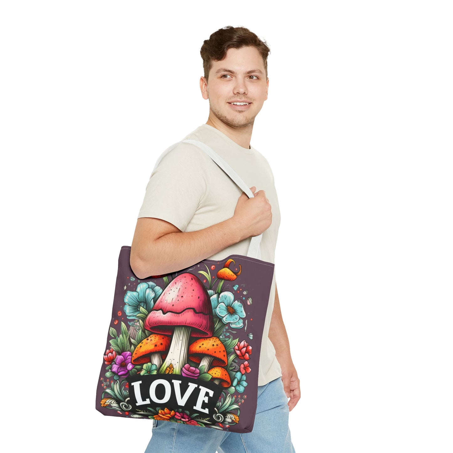 Mushroom Love Tote Bag