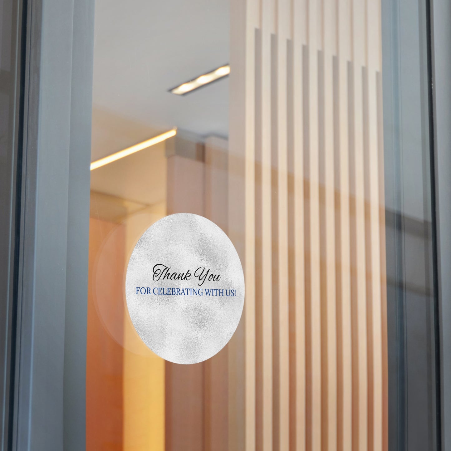 Elegant Wedding Thank You Stickers, Round Vinyl Stickers for Parties, Favors, Celebrations, Personalized Gifts, Customizable Stickers