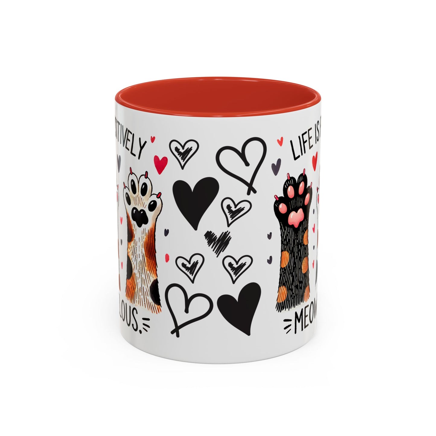 Coffee Mug - Humorous Stylish Cat Saying Mug, Gift Mug for Cat Lovers, Animal Lover Gift Idea, Housewarming Gift