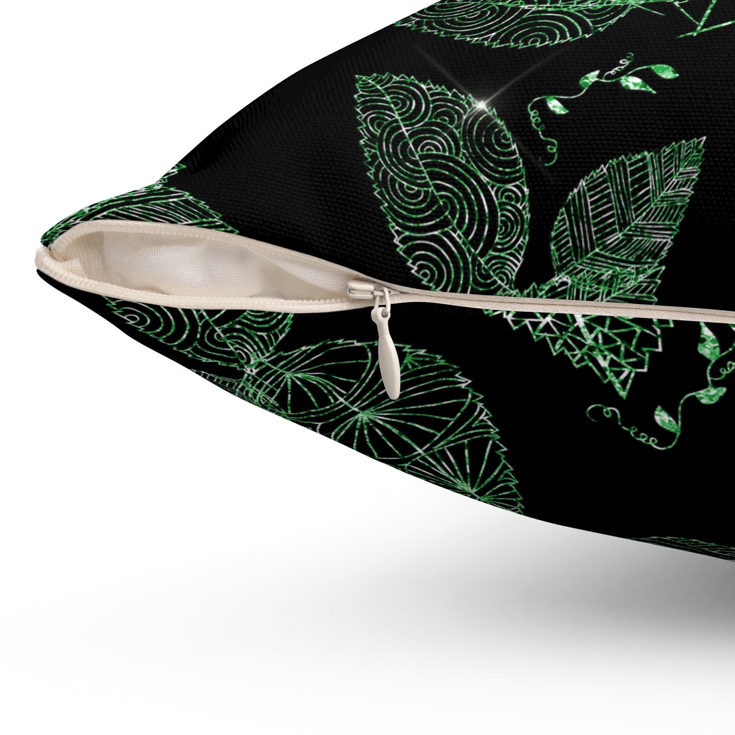 Lush Botanical Throw Pillow - Cozy Home Decor, Gift for Plant Lovers, Nature-inspired Cushion, Unique Accent Pillow, Autumn Decor