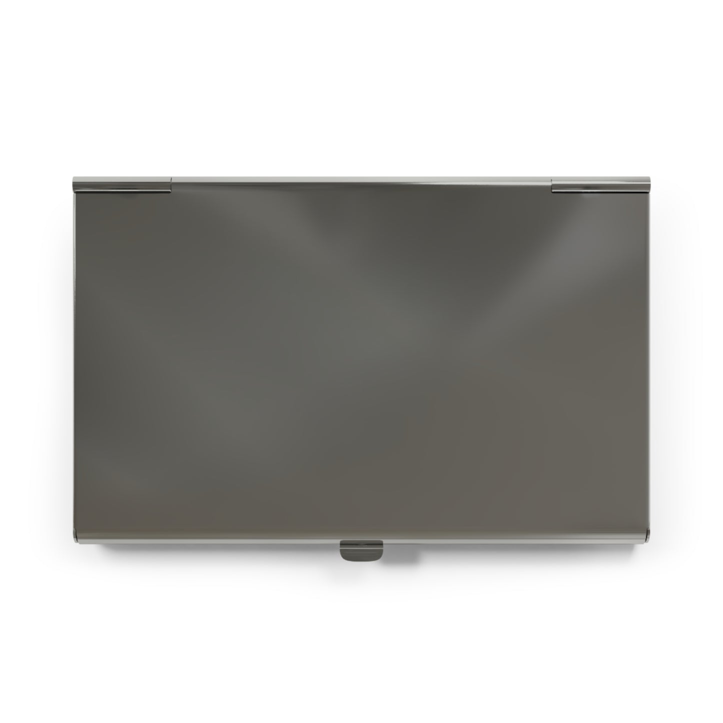 Sunflower & Butterfly Metal Business Card Holder — Floral Professional Card Case