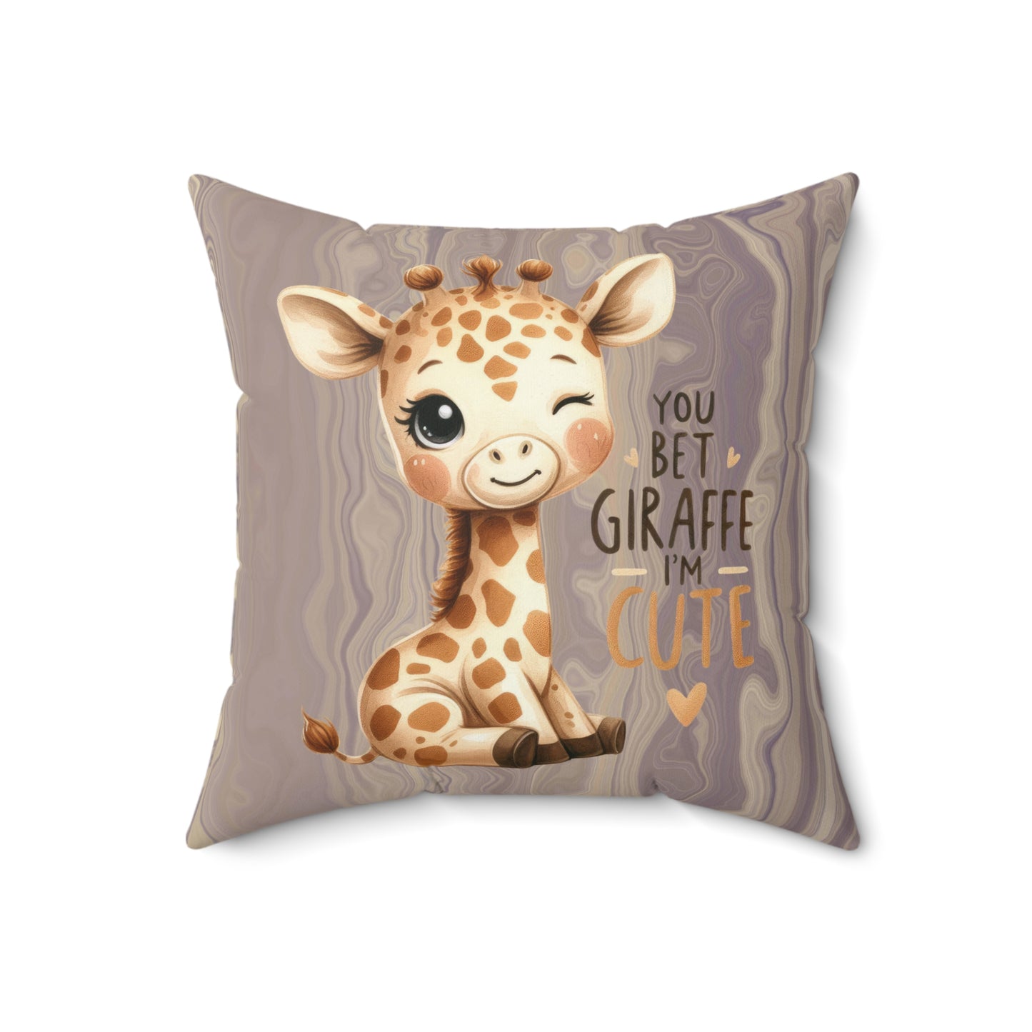 Cute Giraffe Pillow, Adorable Cushion for Nursery, Kids Room Decor, Baby Shower Gift, Playroom Accent