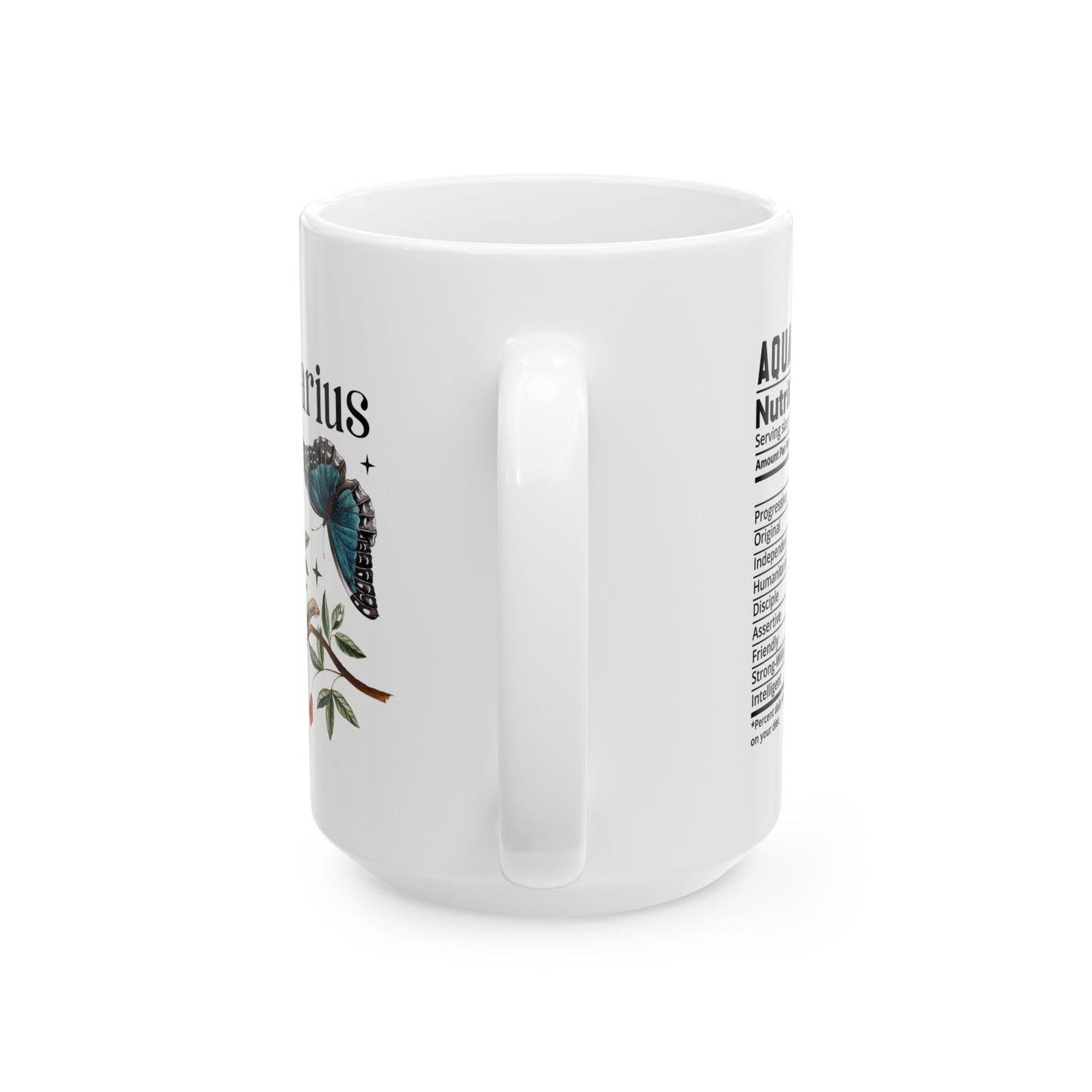 Zodiac Aquarius Ceramic Mug (11oz & 15oz) - Astrology Gift for Star Sign Lovers