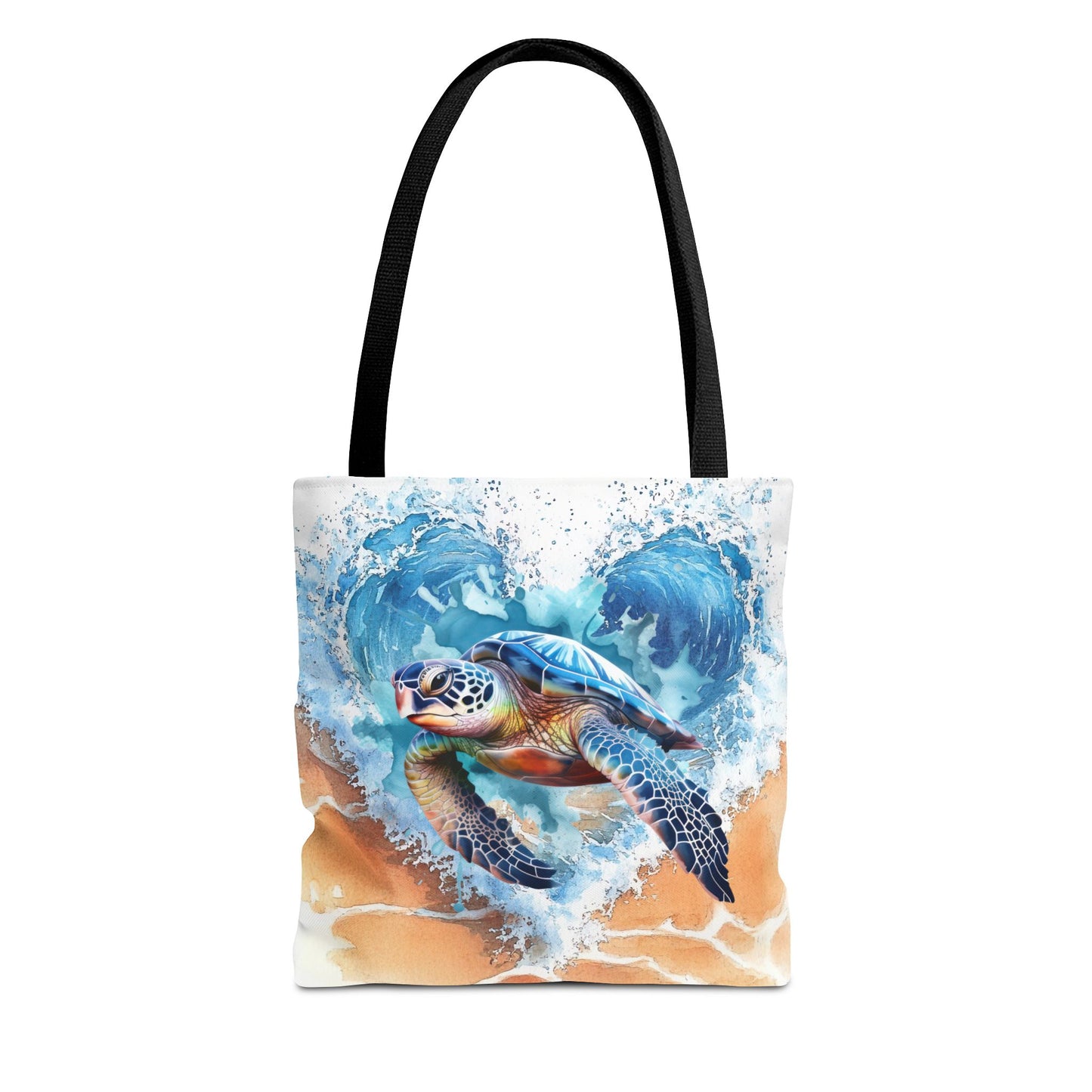 Ocean Turtle Tote Bag - Eco-Friendly, Beach Vibes, Summer Gift, Sea Life Accessory, Environmental Awareness