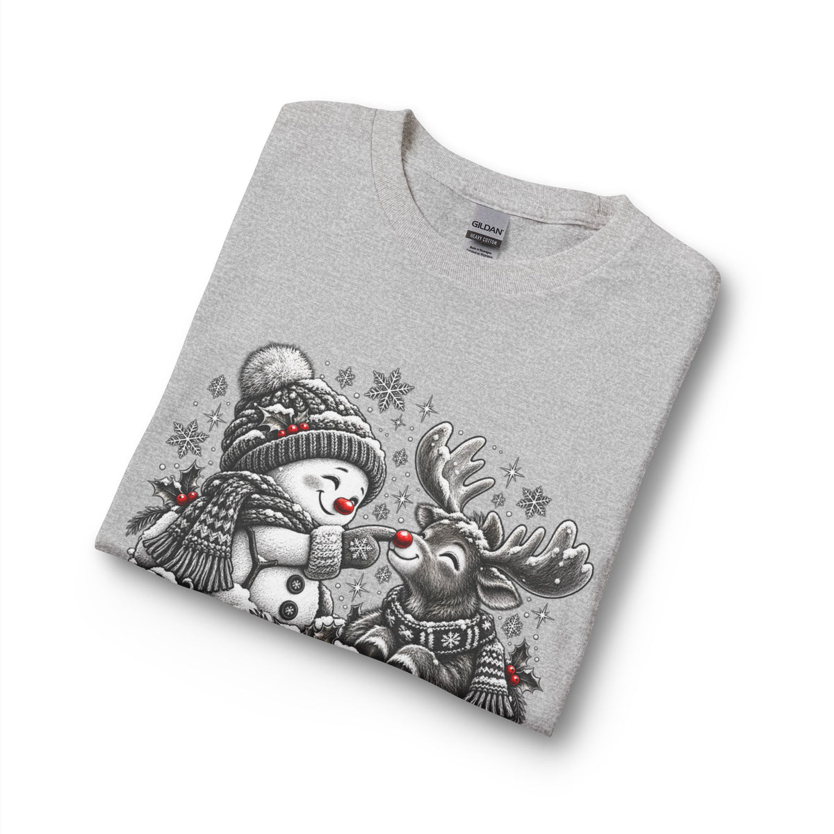 Snowy Boops Merry Smiles Christmas Long Sleeve T-Shirt
