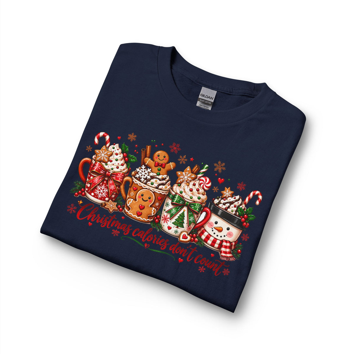 Christmas Cheer Long Sleeve T-Shirt – Festive Holiday Candy Cane Design