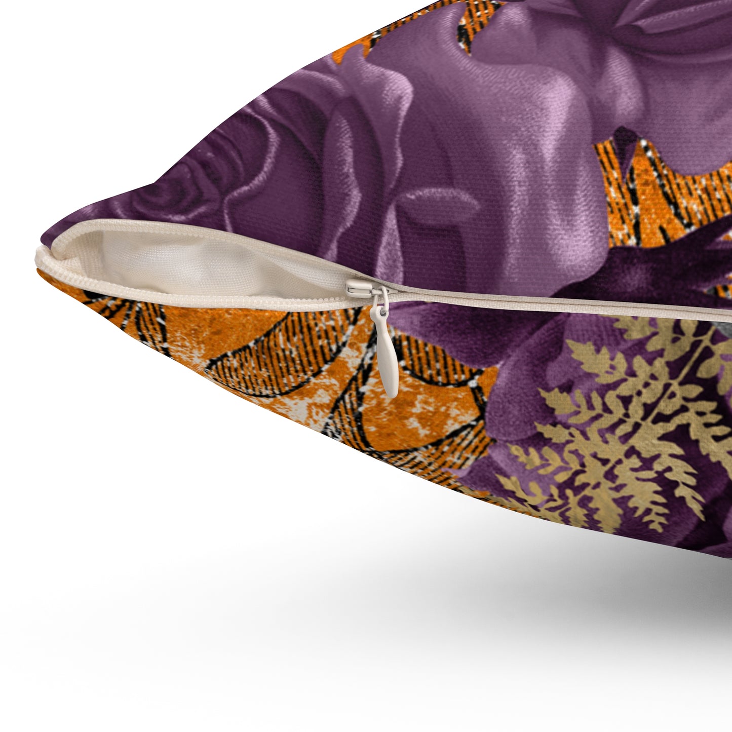 Elegant Floral Butterfly Pillow, Decorative Halloween Cushion, Home Decor, Autumn Aesthetic, Gift for Her, Floral Throw Pillow