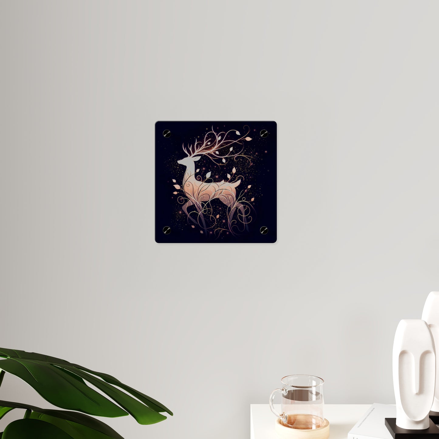 Elegant Deer Acrylic Wall Art Panel - Nature-Inspired Home Decor