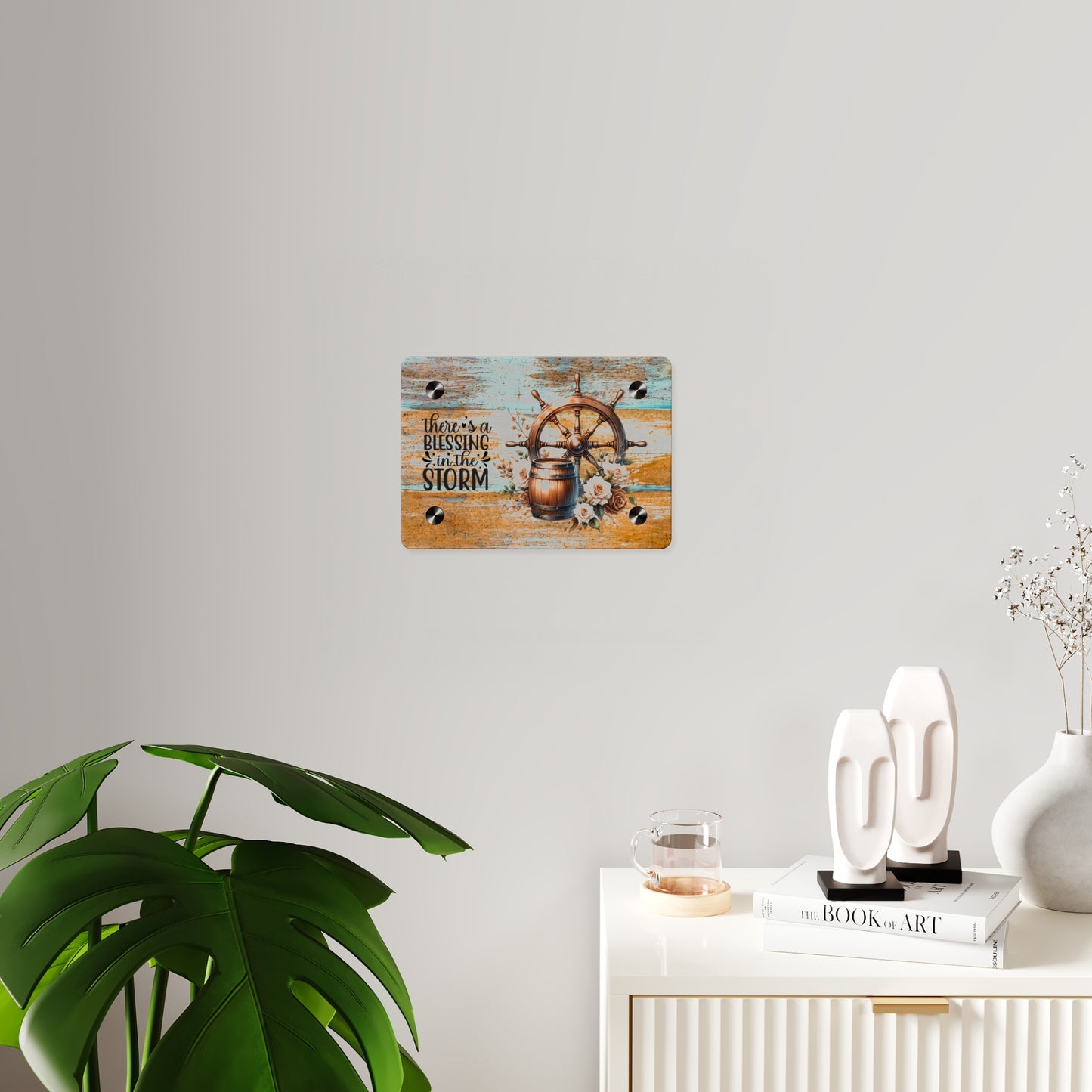 Nautical Blessings Acrylic Wall Art Panel - Inspiring Home Decor