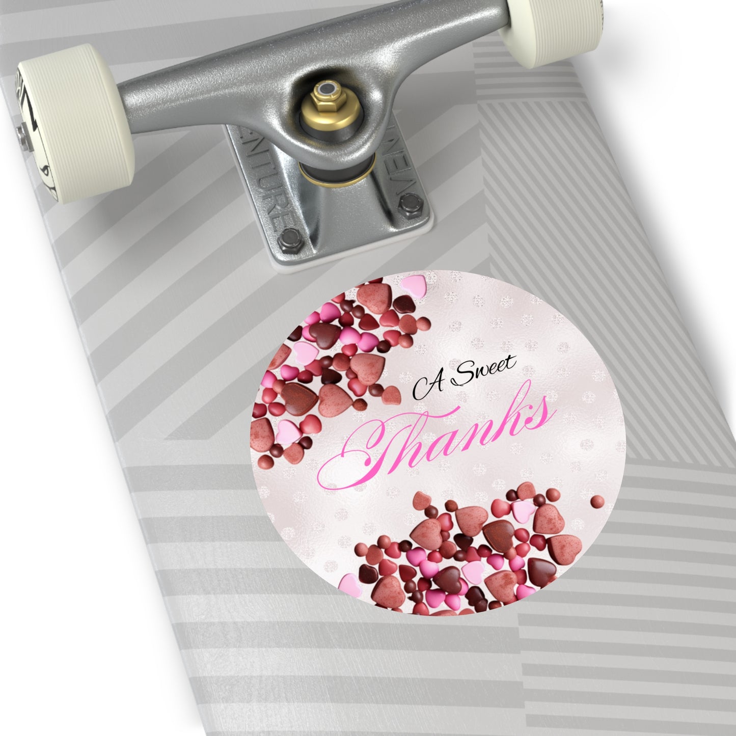 Sweet Heart Round Vinyl Stickers - Perfect For Personalized Wedding Favors, Cute Thank You Stickers, Heart Theme Party Labels, Custom Stickers for [...]