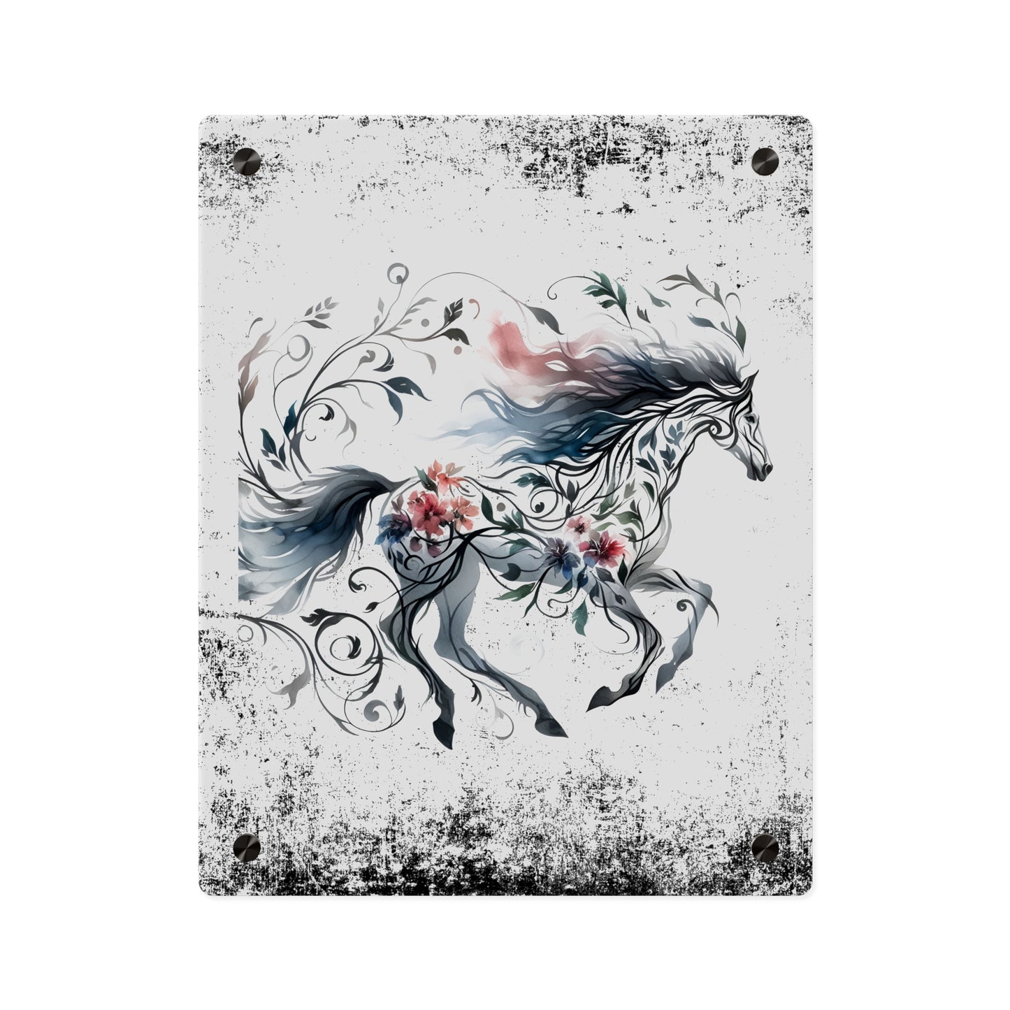 Celestial Horse Acrylic Wall Art Panel - Ethereal Home Decor