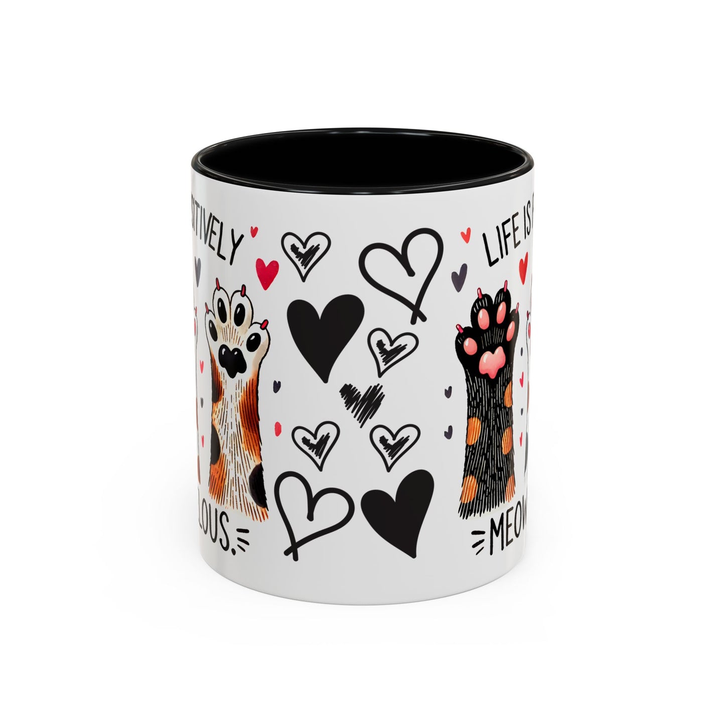 Coffee Mug - Humorous Stylish Cat Saying Mug, Gift Mug for Cat Lovers, Animal Lover Gift Idea, Housewarming Gift