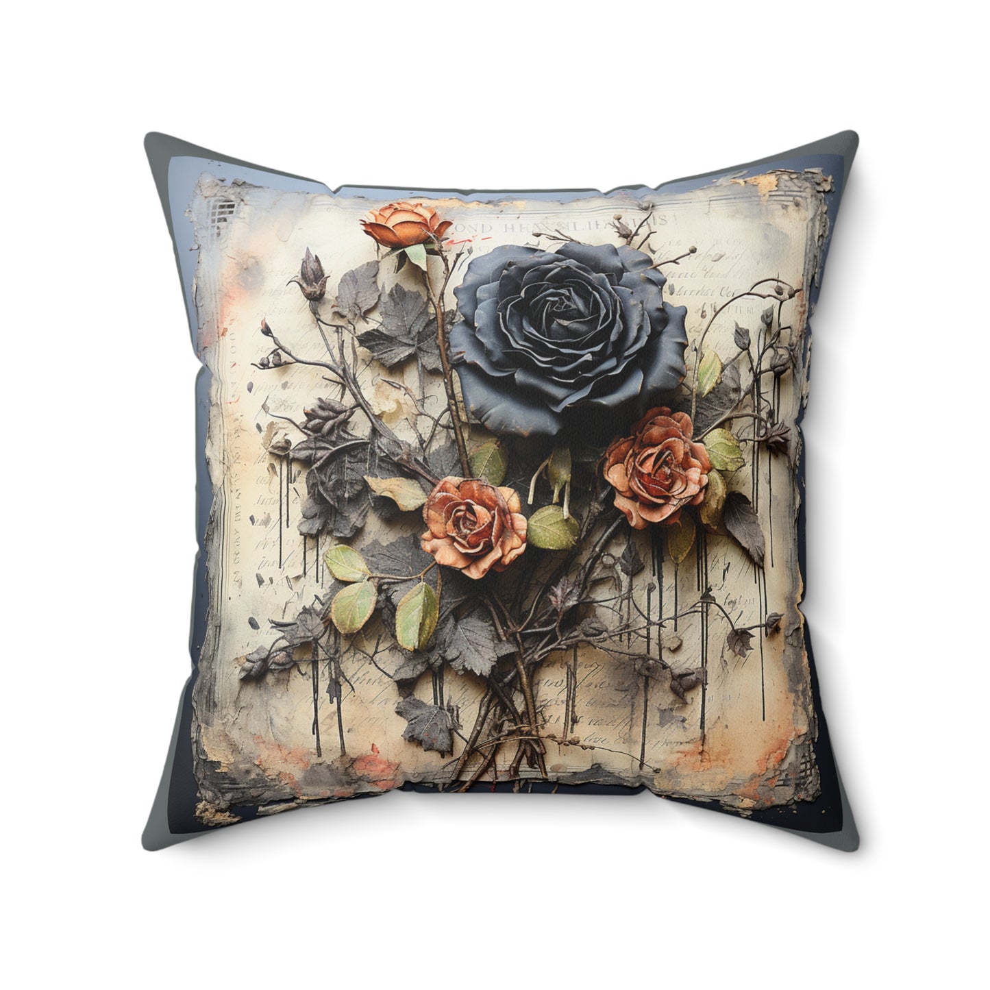 Chic Floral Throw Pillow, Decorative Couch Cushion, Boho Home Decor, Gift for Her, Cozy Living Room Accent