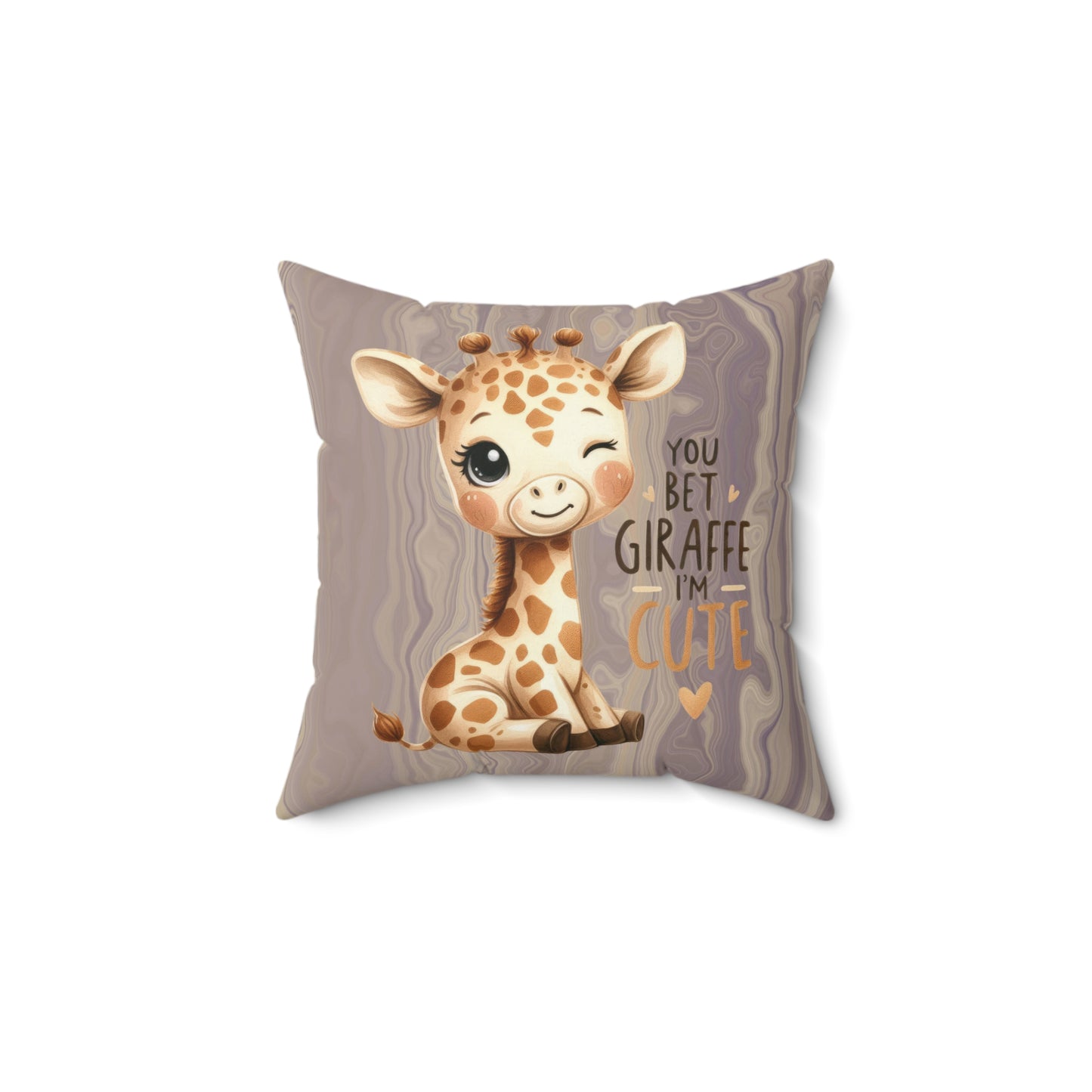 Cute Giraffe Pillow, Adorable Cushion for Nursery, Kids Room Decor, Baby Shower Gift, Playroom Accent