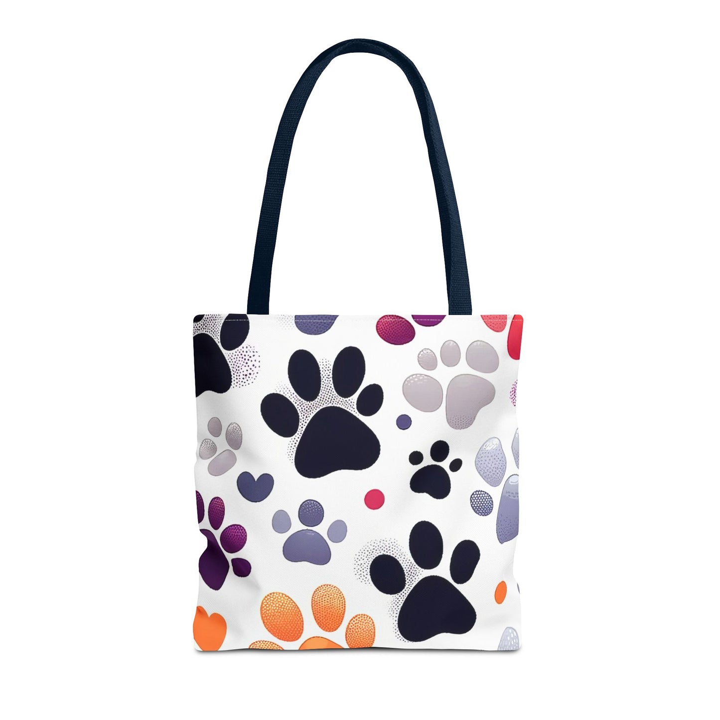 Paw Print FashionableTote Bag (AOP), Stylish, Animal Lovers, Pet Lovers, Great Gift Idea for Birthdays, Holidays or Any Occasion for Anyone