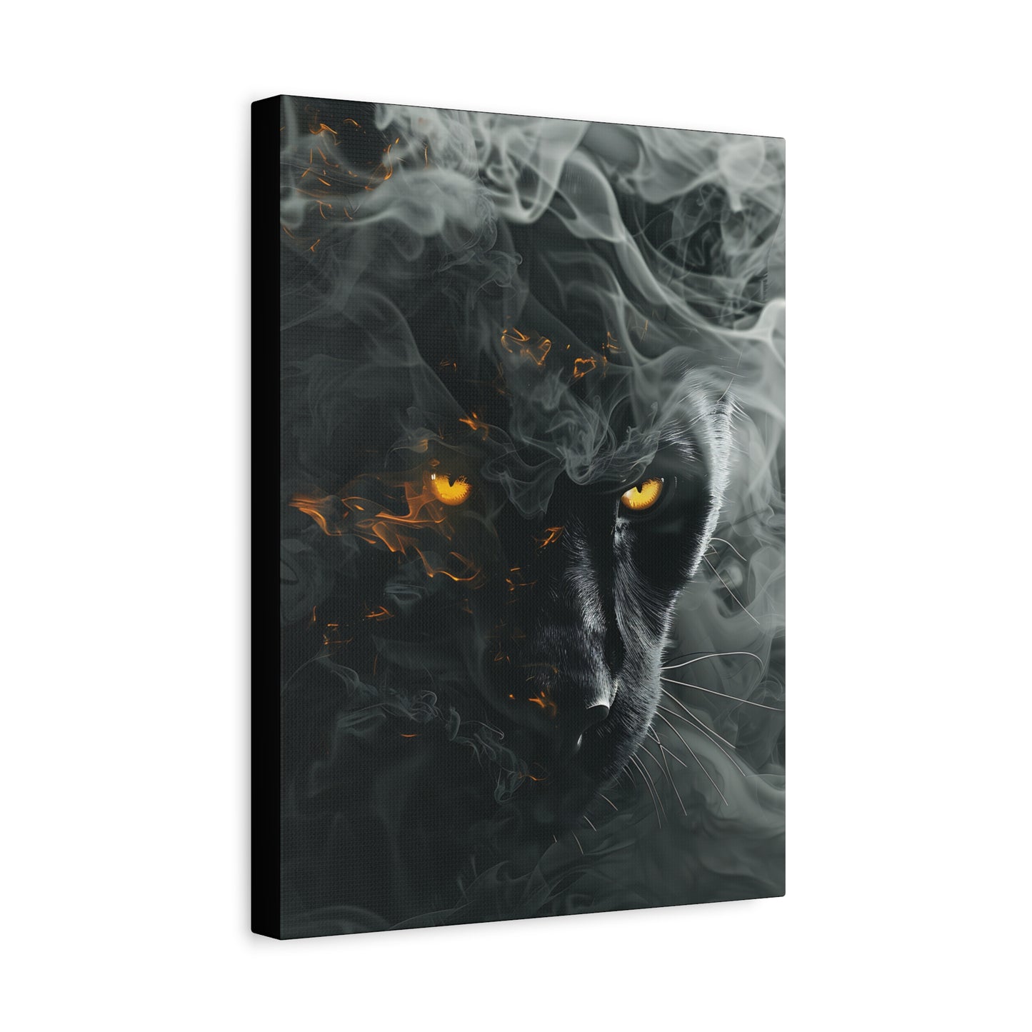 Mystical Panther Canvas Wall Art - 1.25" Stretched Wall Decor