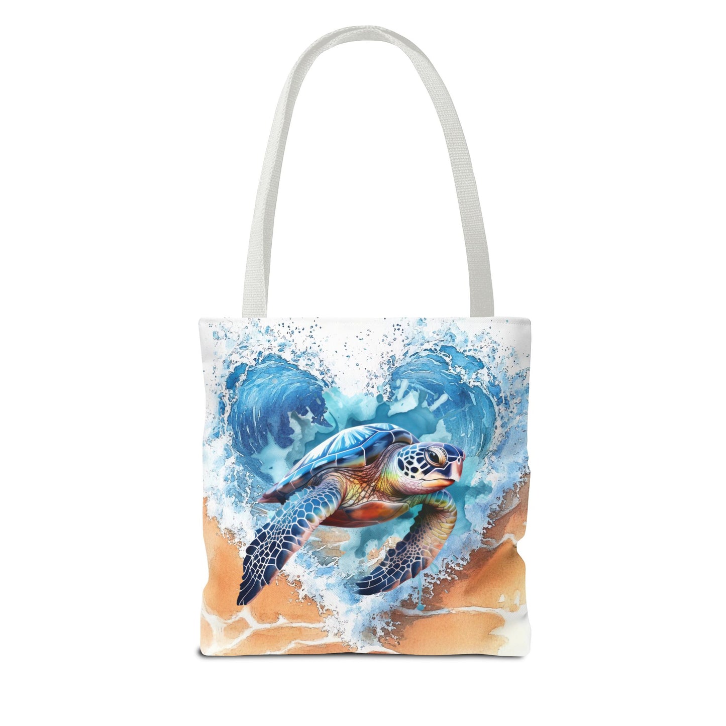 Ocean Turtle Tote Bag - Eco-Friendly, Beach Vibes, Summer Gift, Sea Life Accessory, Environmental Awareness