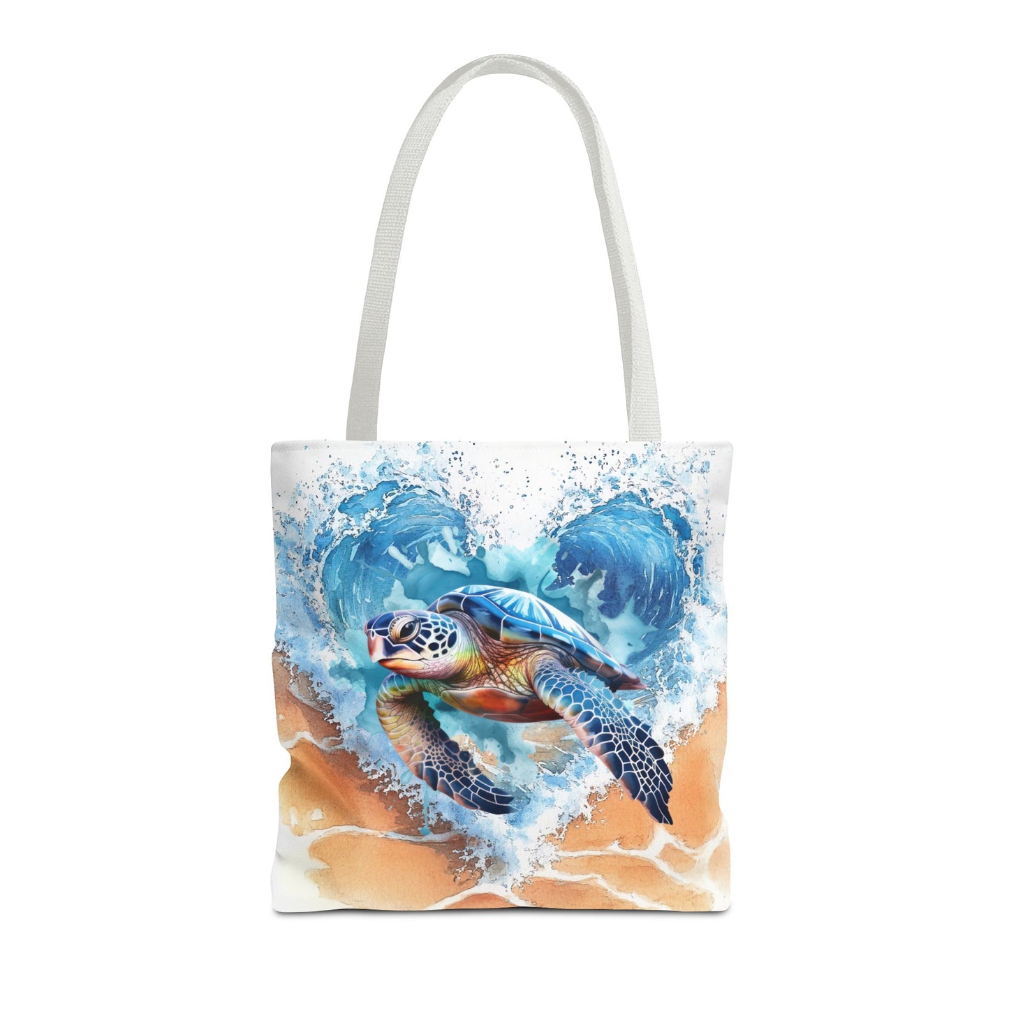 Ocean Turtle Tote Bag - Eco-Friendly, Beach Vibes, Summer Gift, Sea Life Accessory, Environmental Awareness