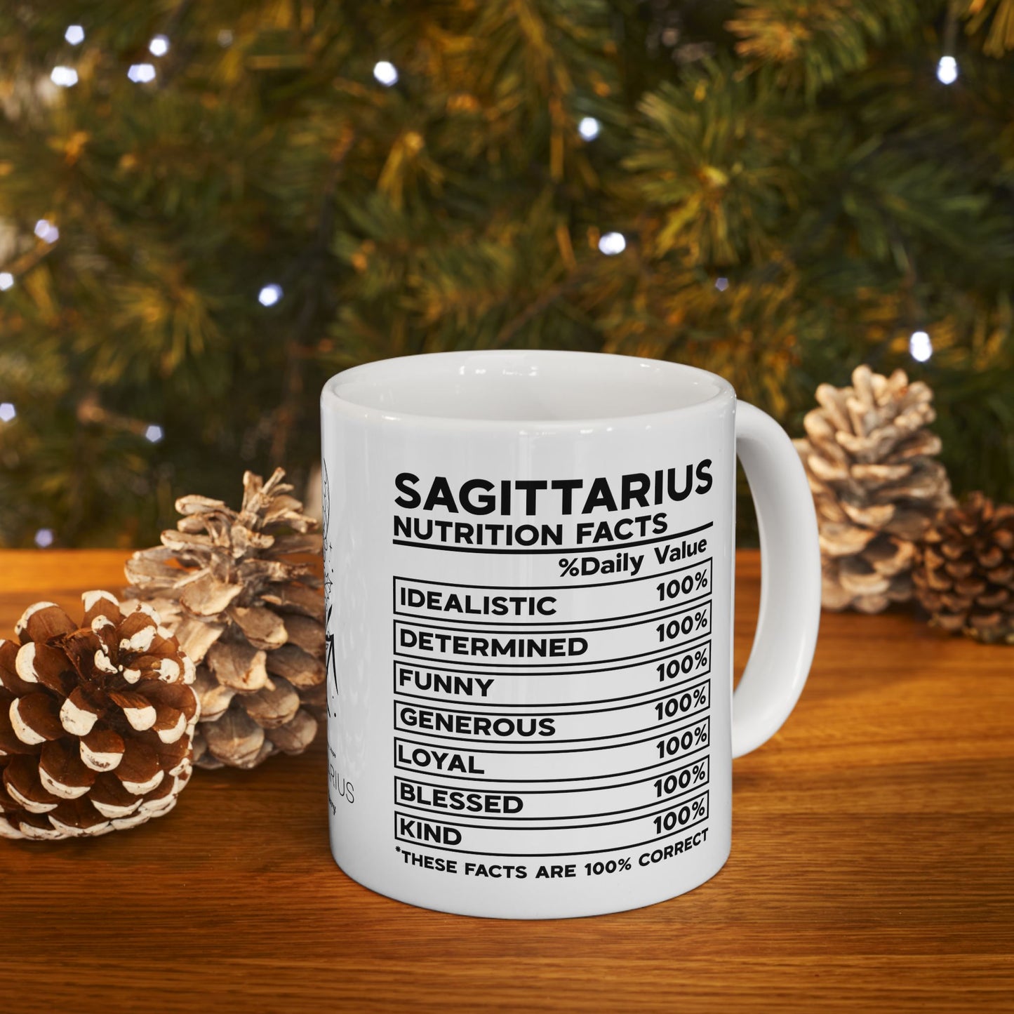 Sagittarius Zodiac Ceramic Mug - Astrology Gifts for Astrology Lovers - 11oz & 15oz Sizes