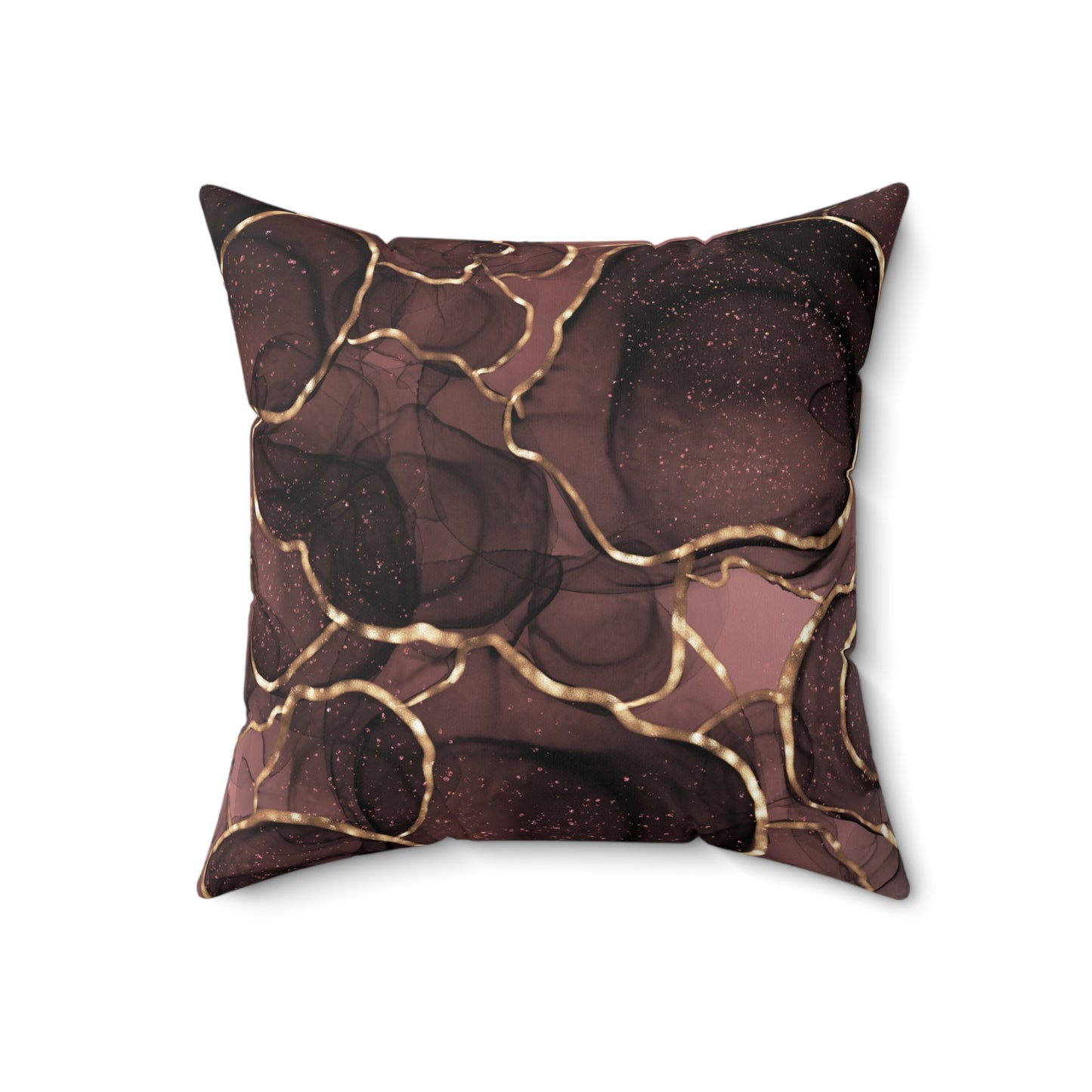 Stylish Spun Polyester Square Pillow,  Decorative Pillow for Any Room for Home or Office, Beautiful Accent for Everyday.