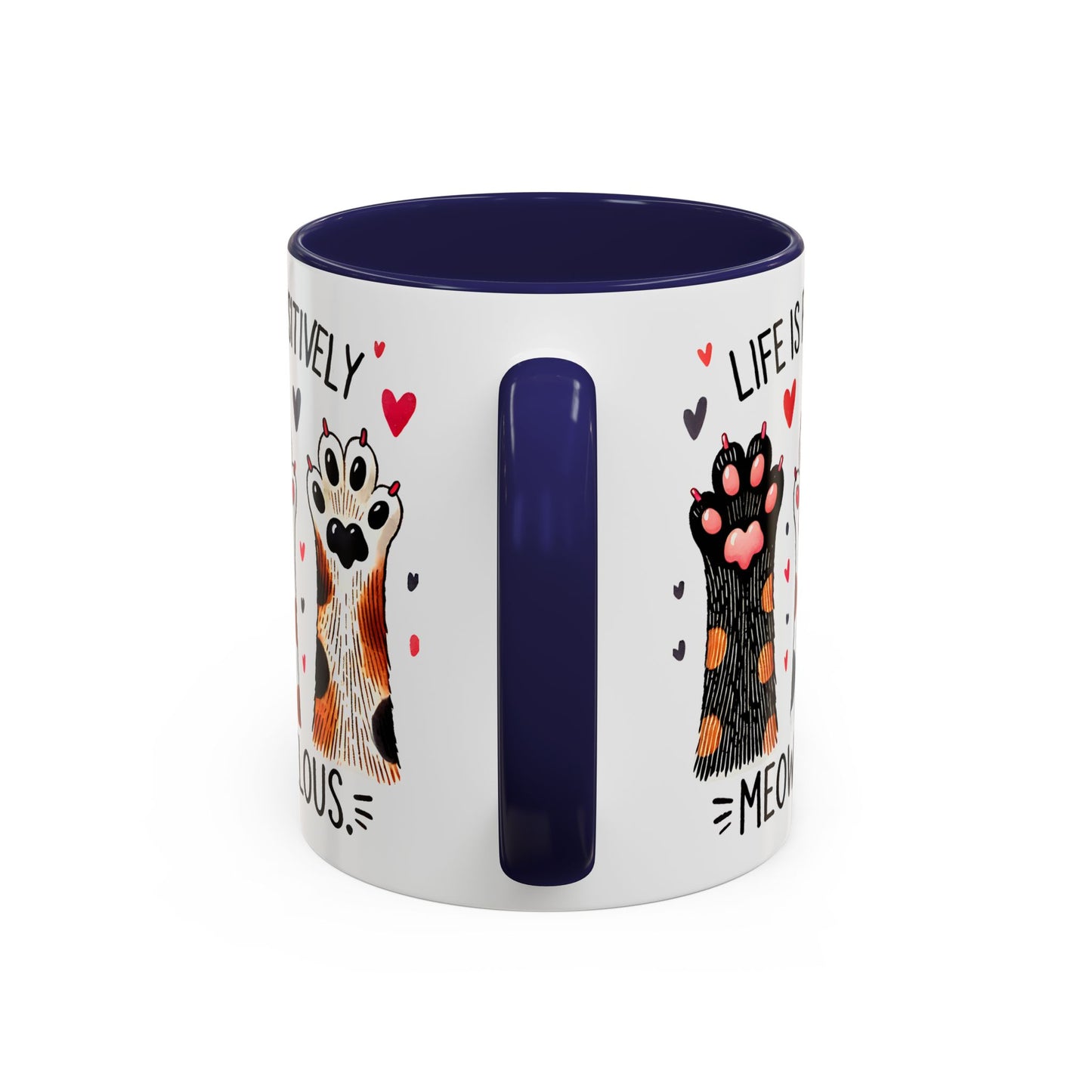 Coffee Mug - Humorous Stylish Cat Saying Mug, Gift Mug for Cat Lovers, Animal Lover Gift Idea, Housewarming Gift